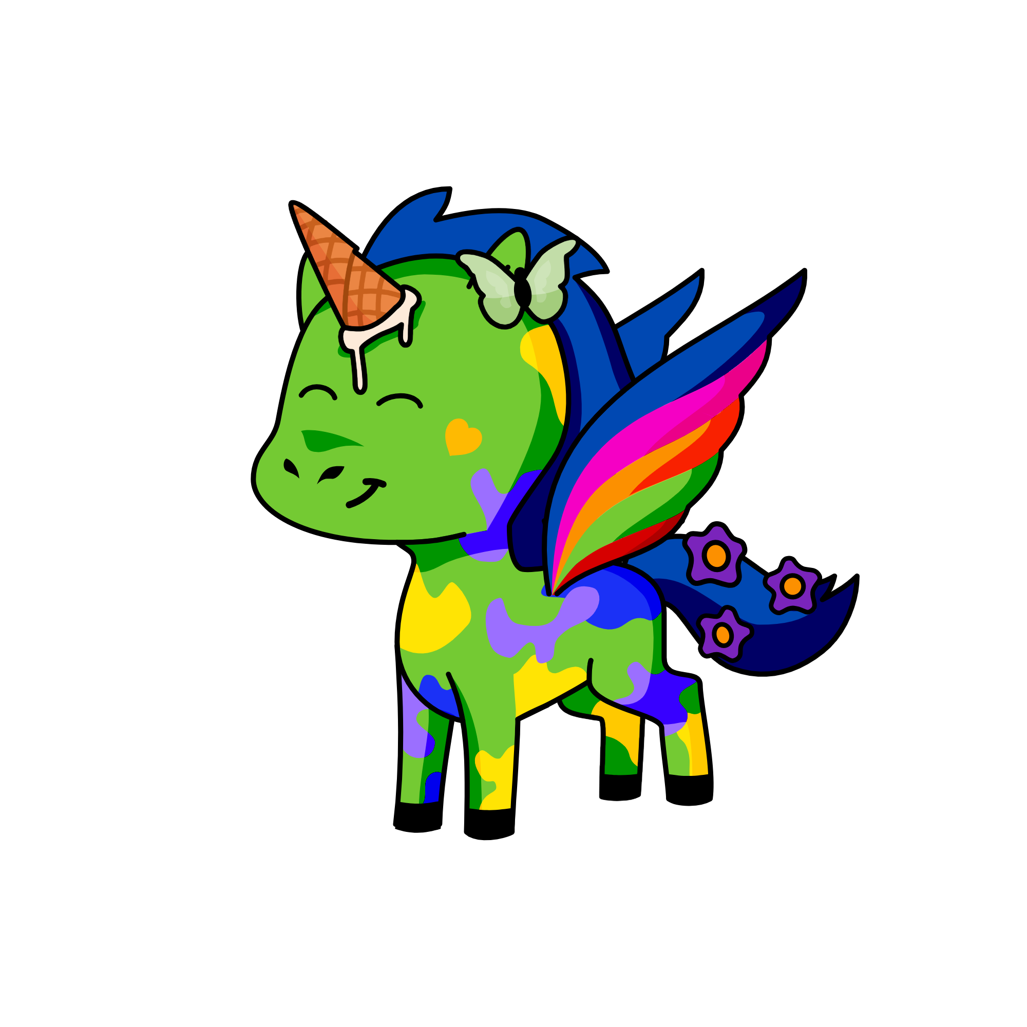 Color, the unicorn