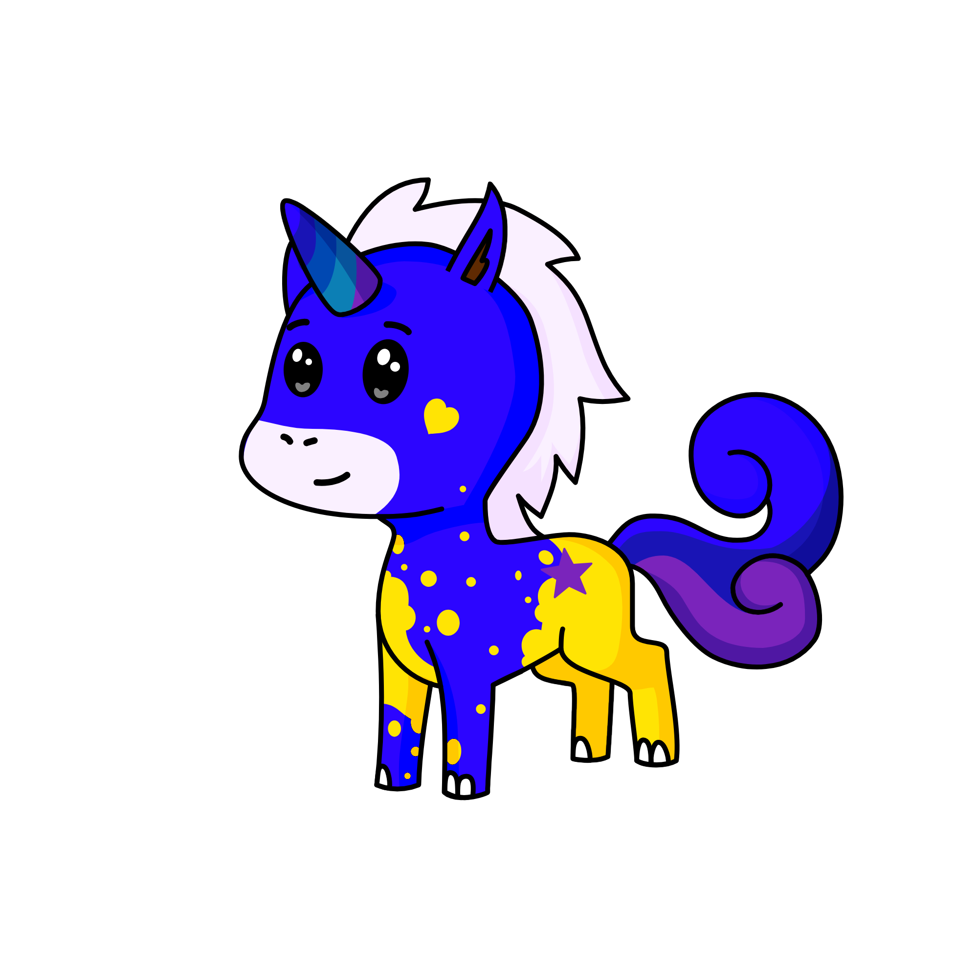 Starry, the unicorn