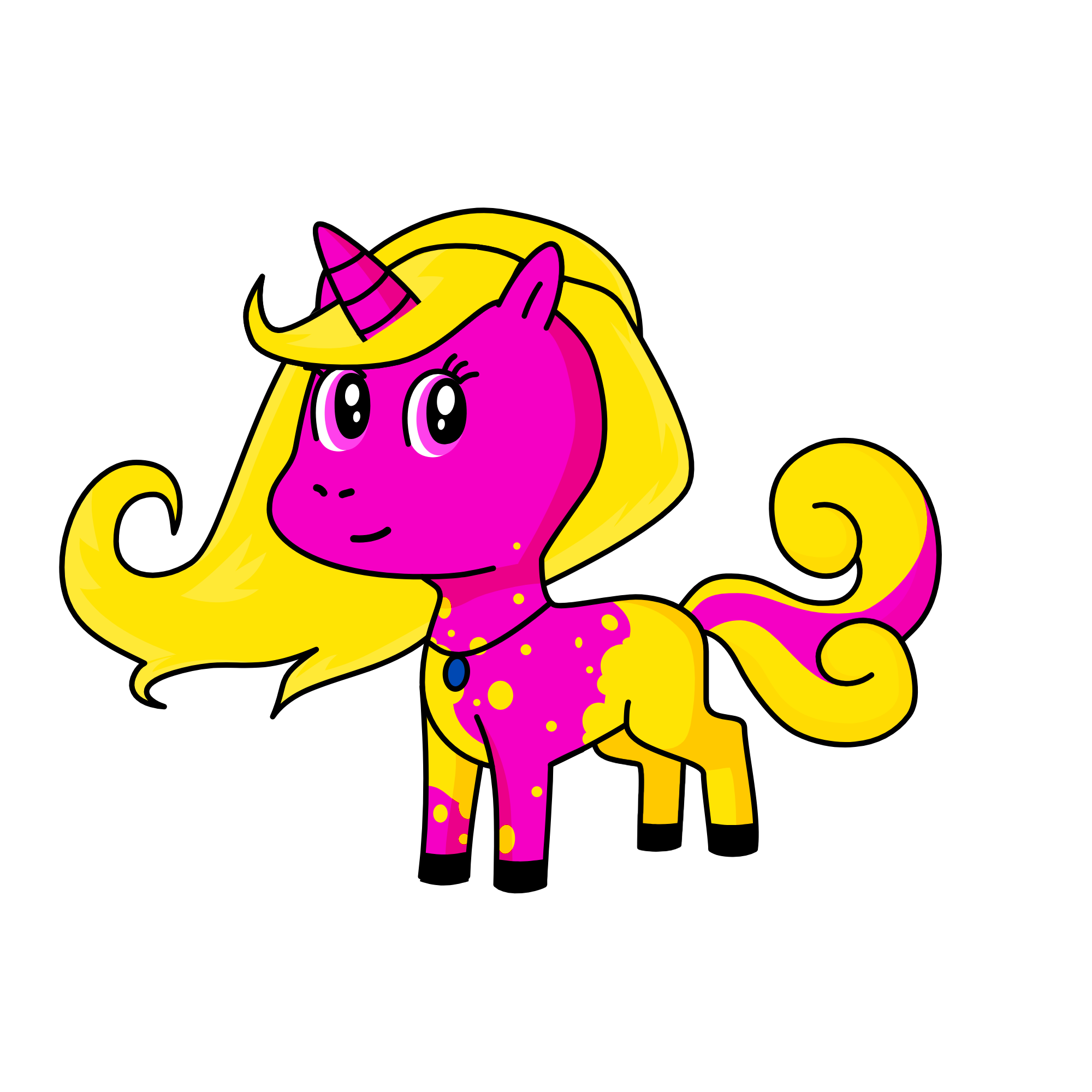 CANDY CANE, the unicorn