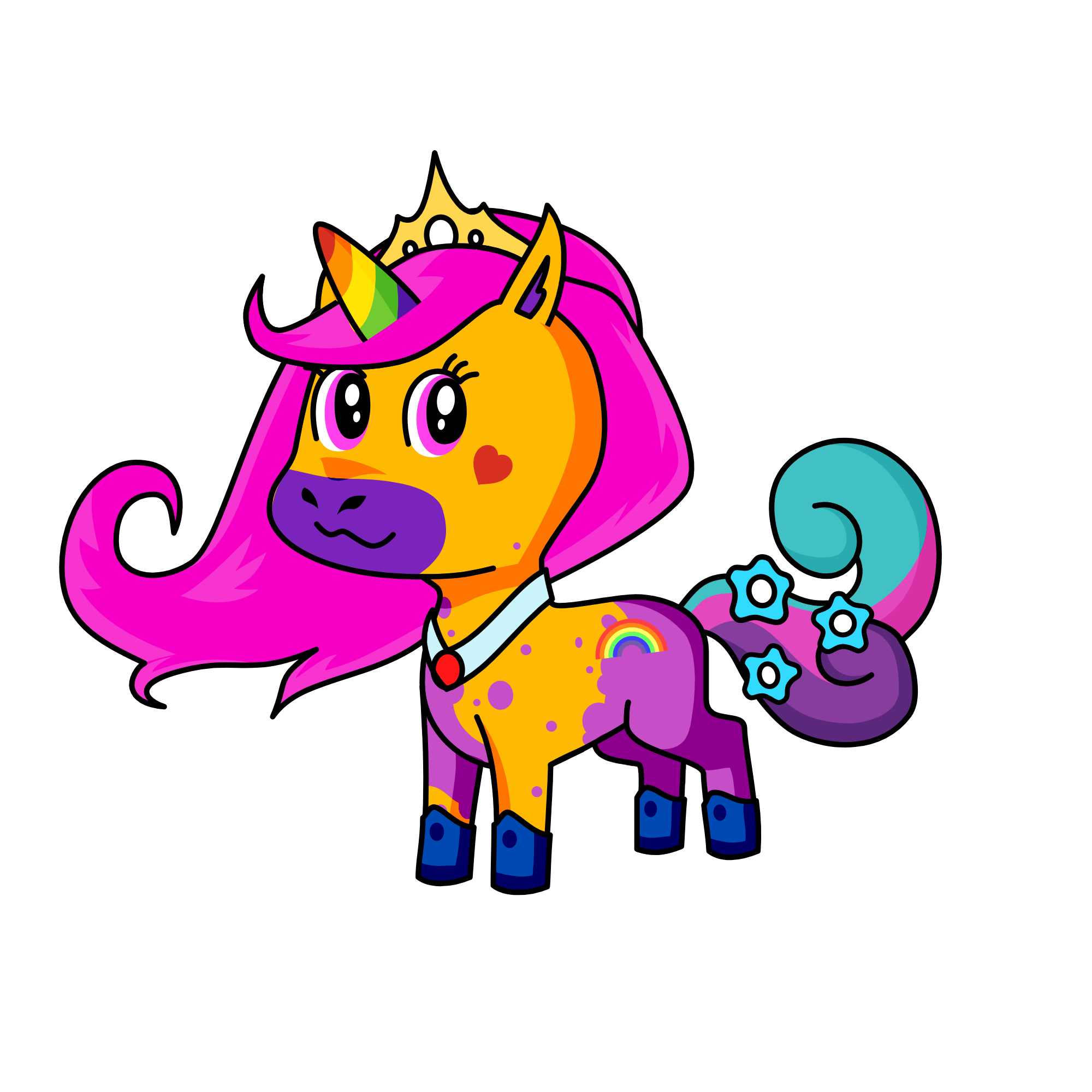 Sparks, the unicorn