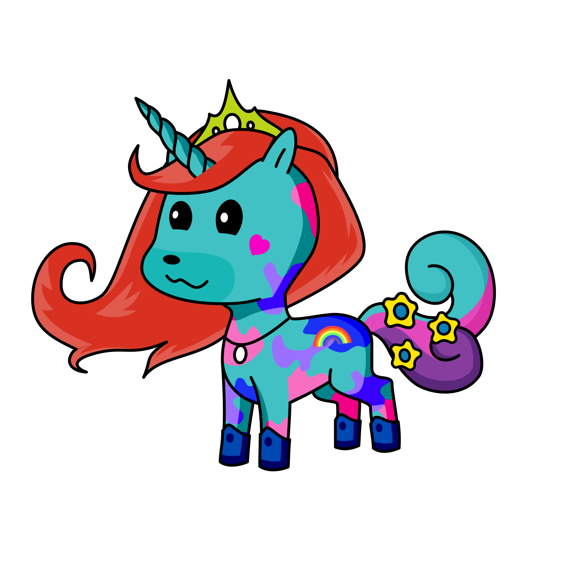 Silver Sado, the unicorn