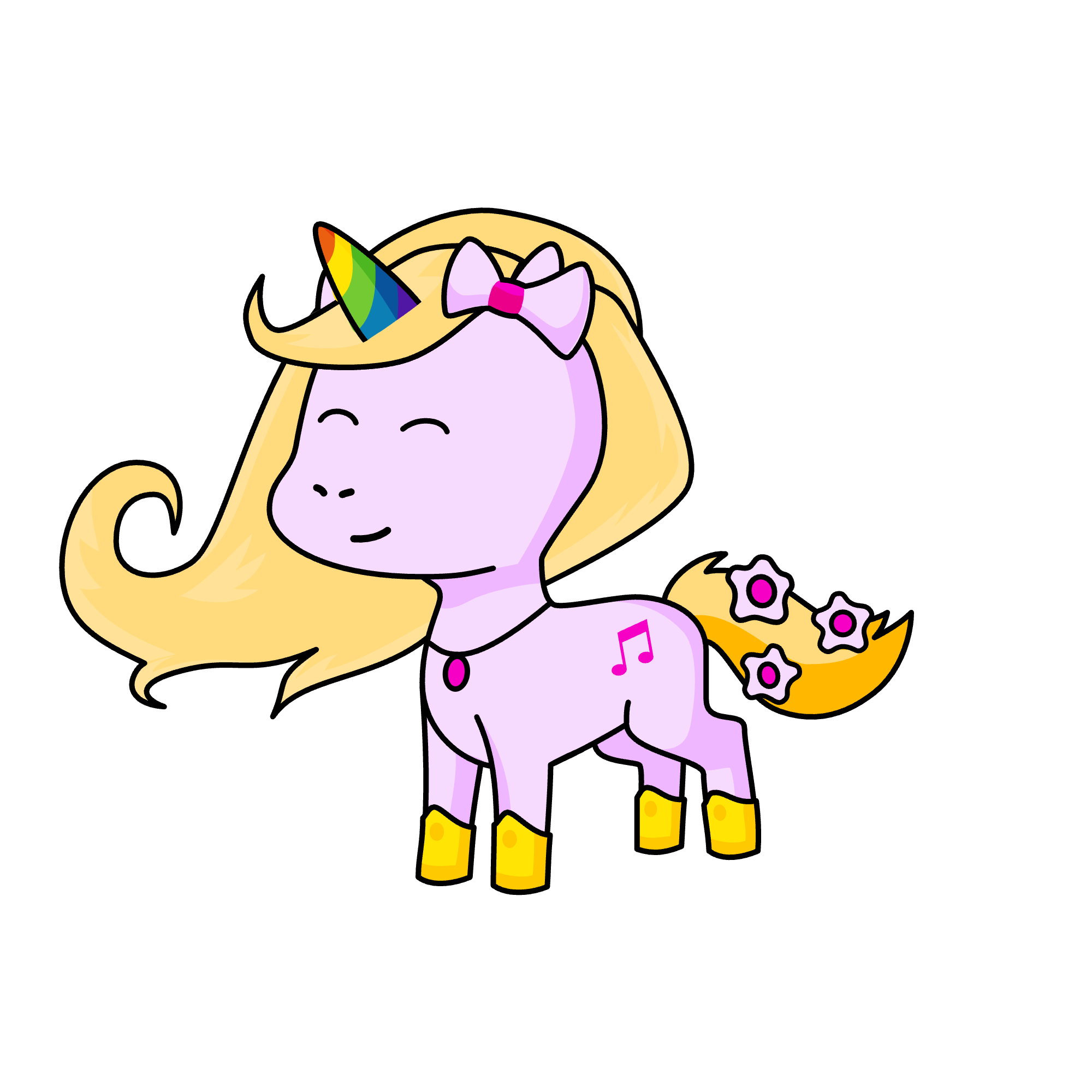 Symphonia, the unicorn