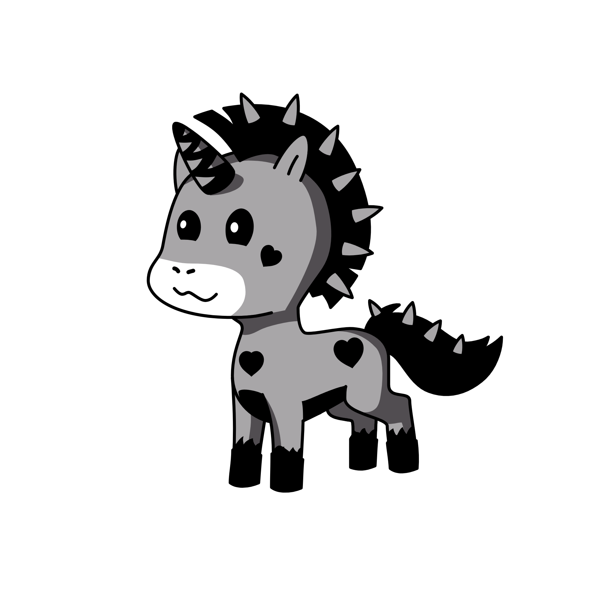 Midnight, the unicorn