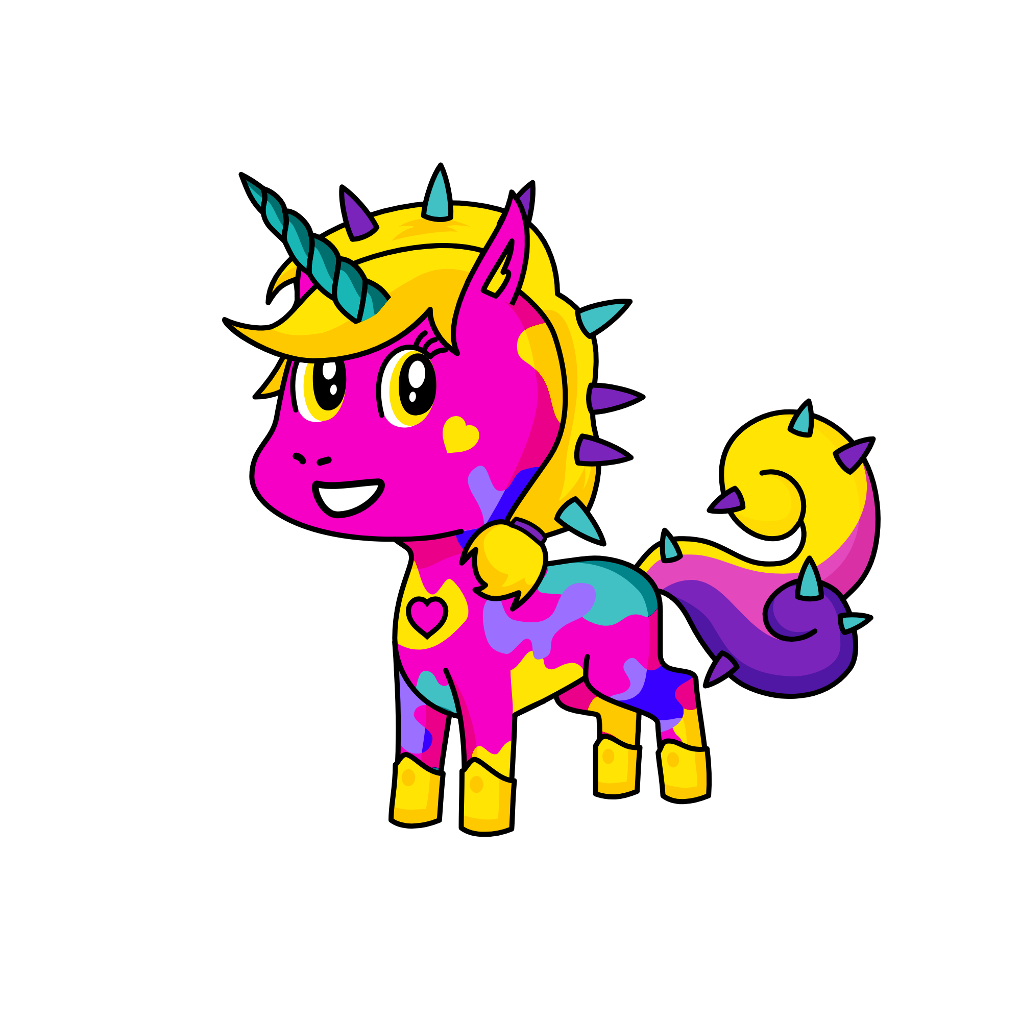 Color, the unicorn