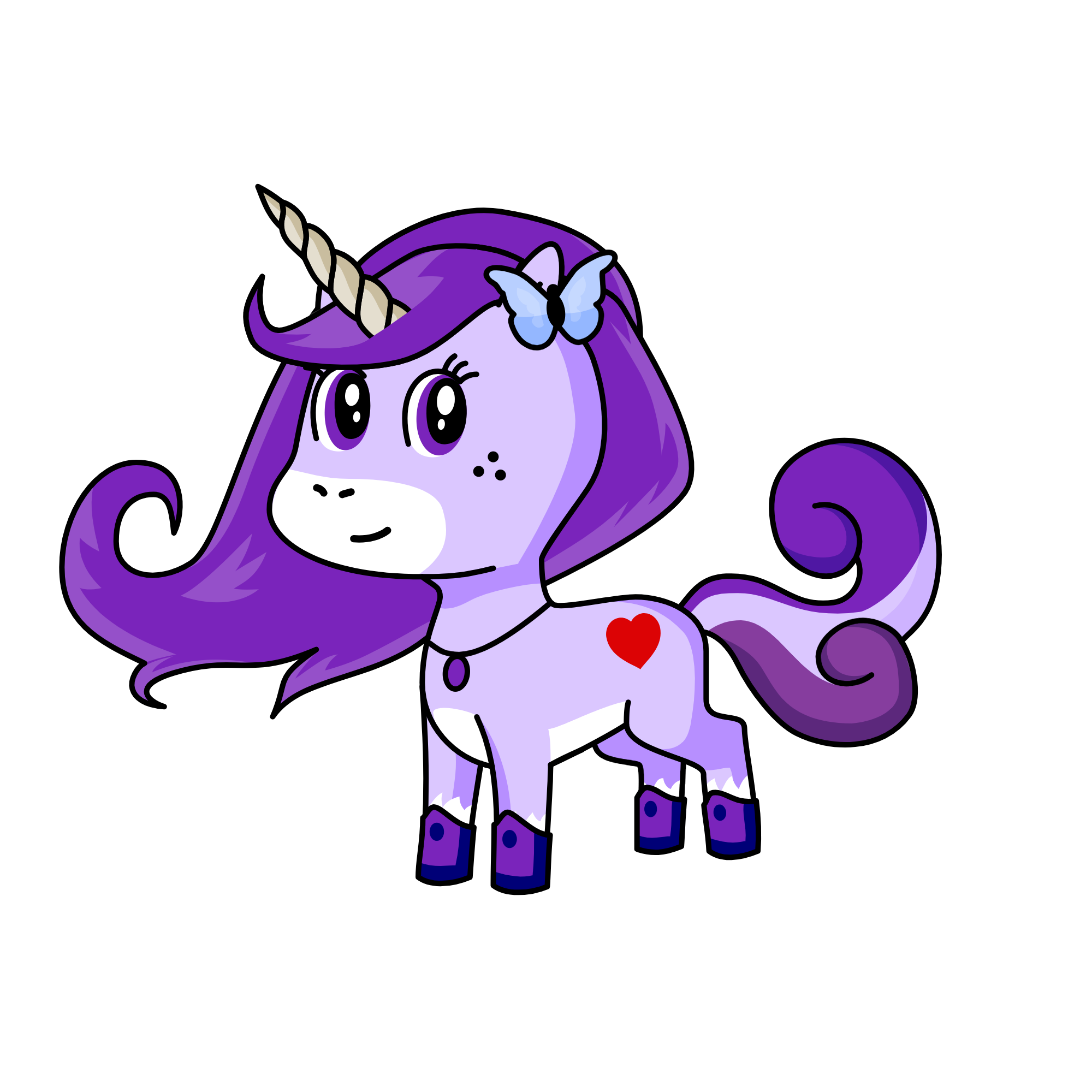Violeta, the unicorn