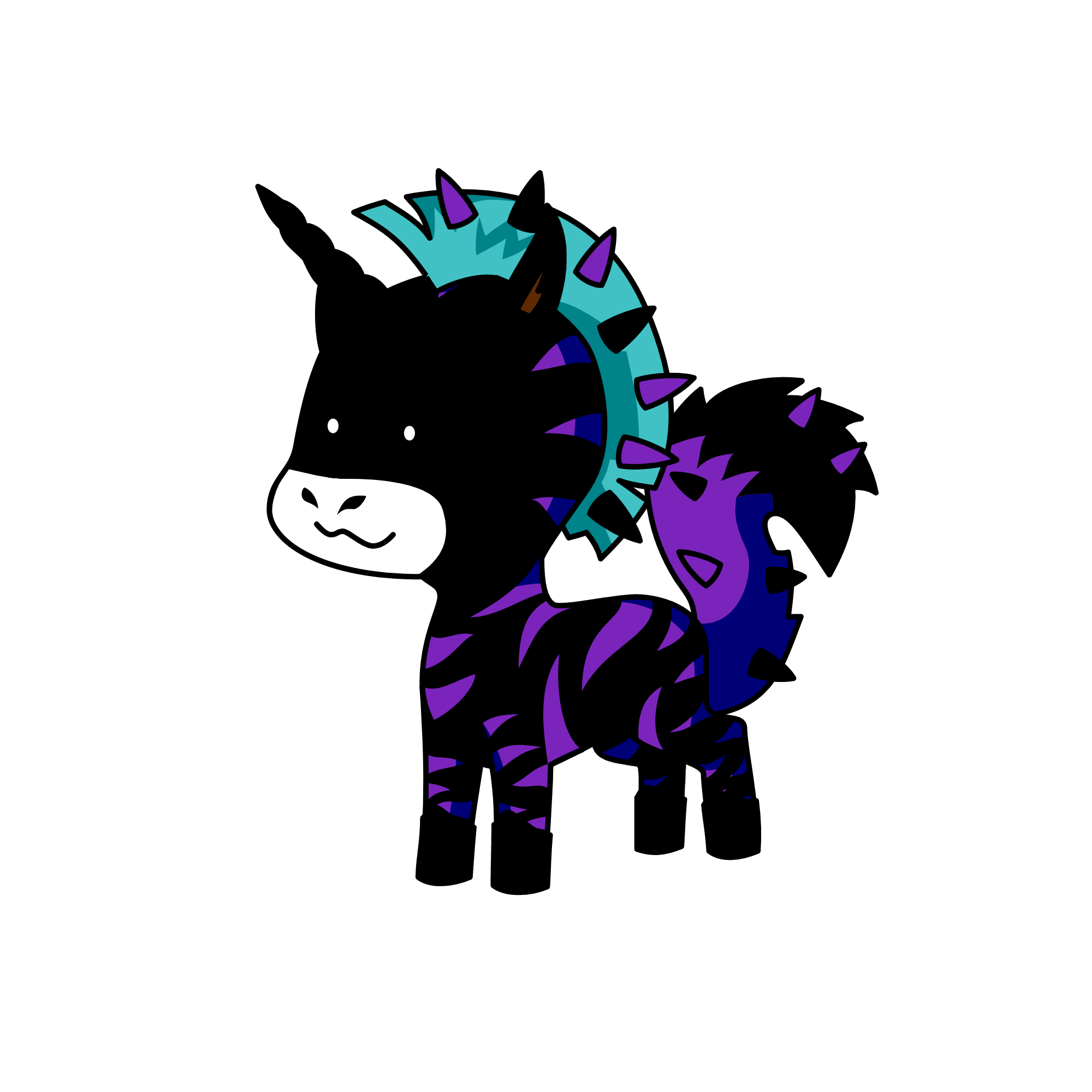 Darkly, the unicorn