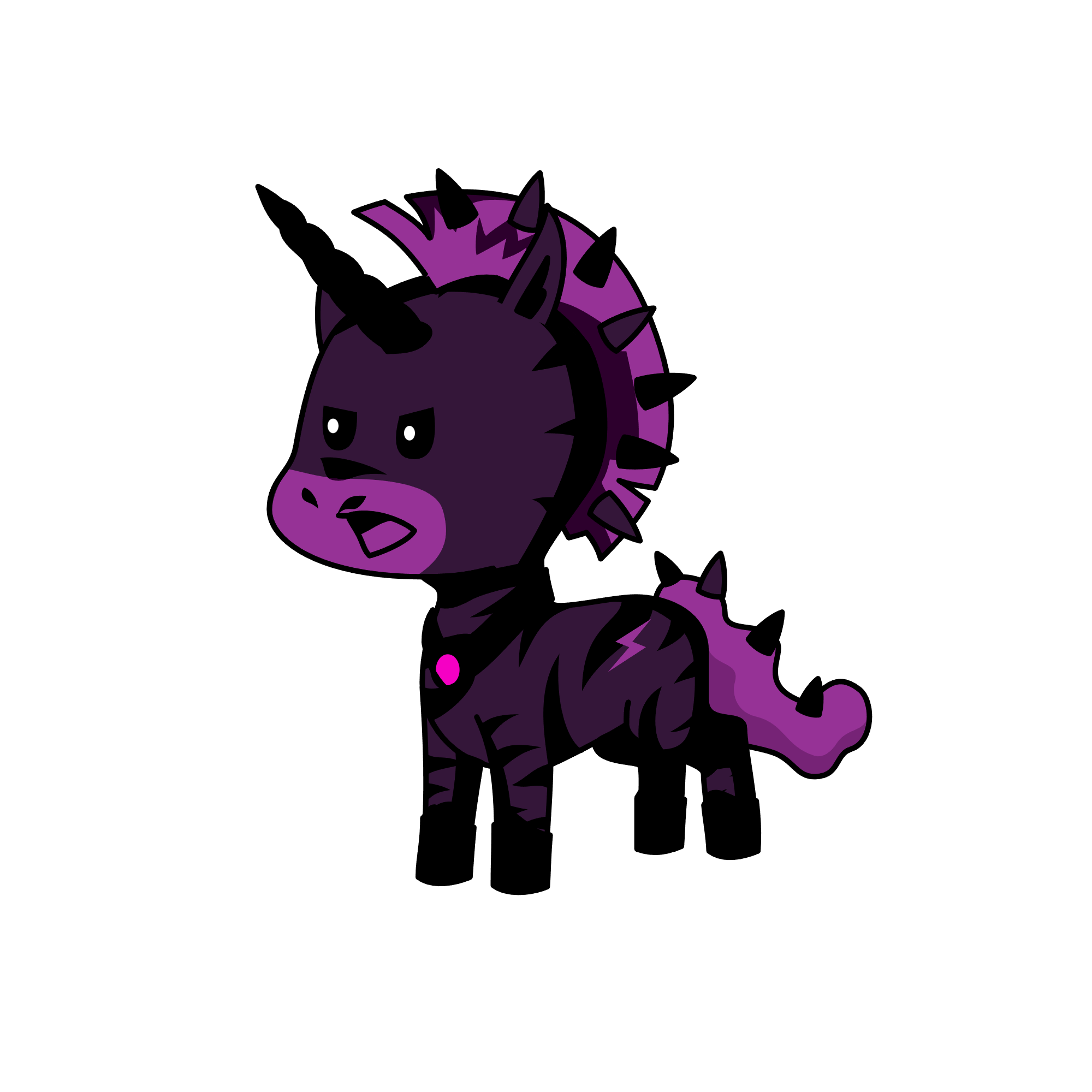 EMO GURL, the unicorn