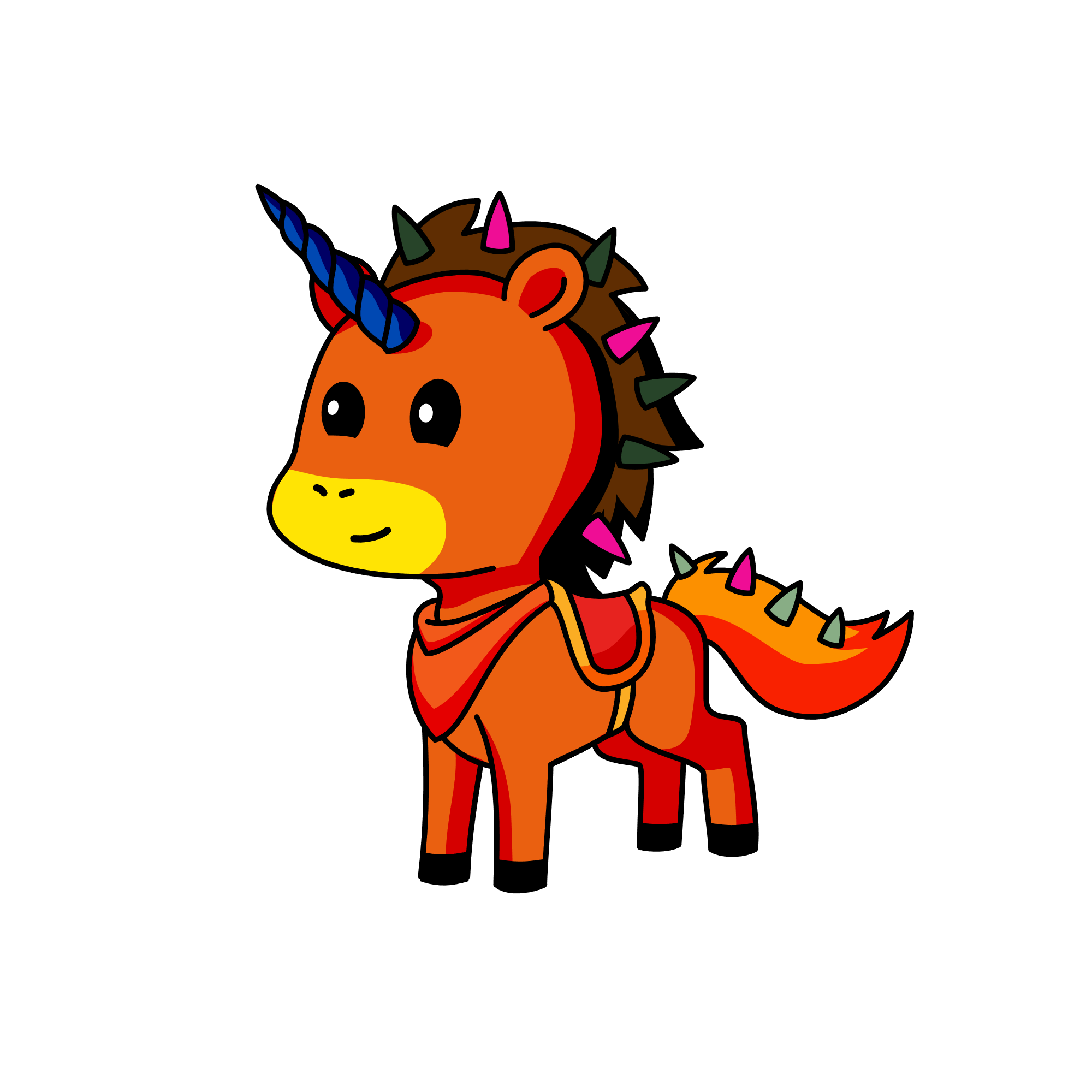Texas pony, the unicorn