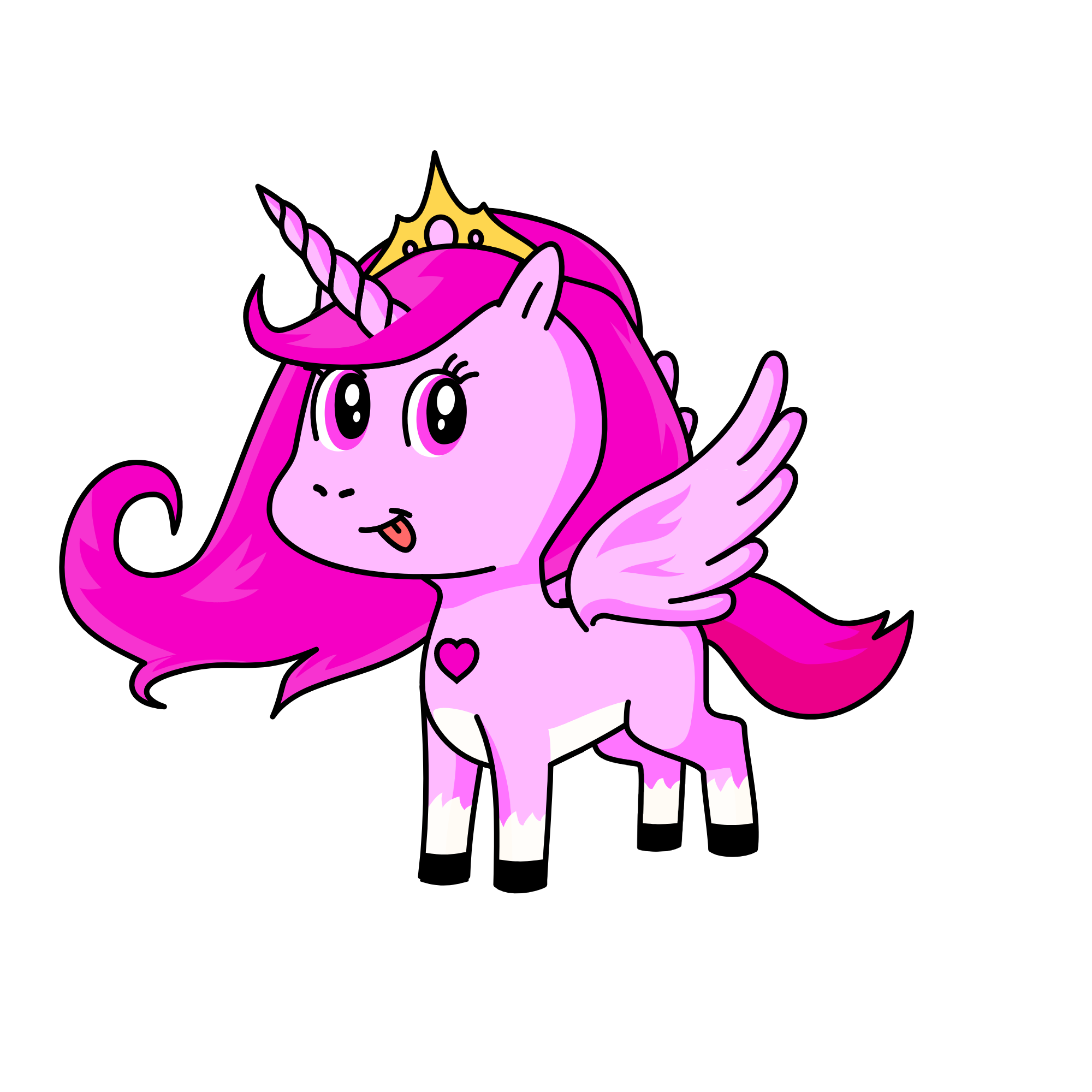 Princess Pinkie, the unicorn