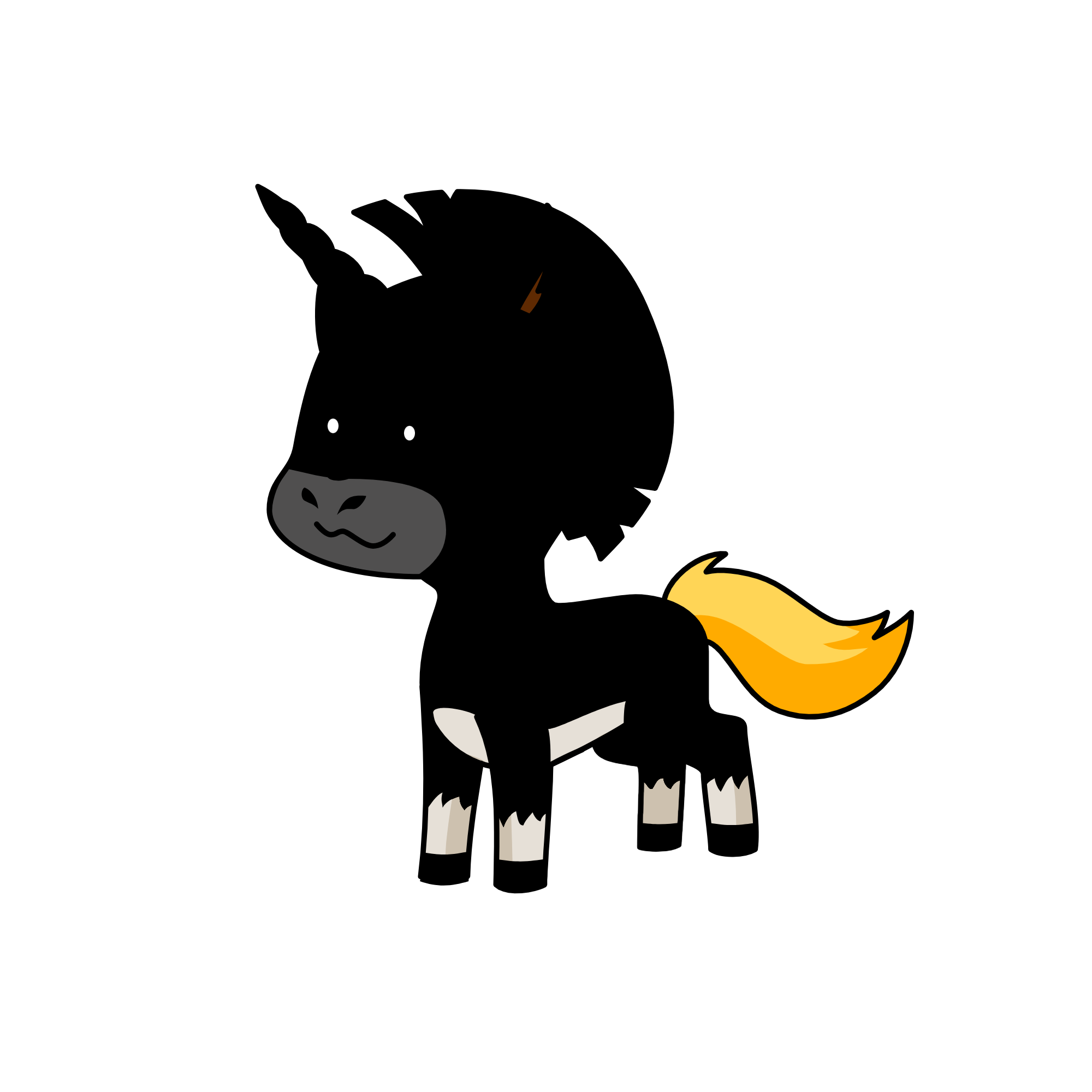 emo uni, the unicorn