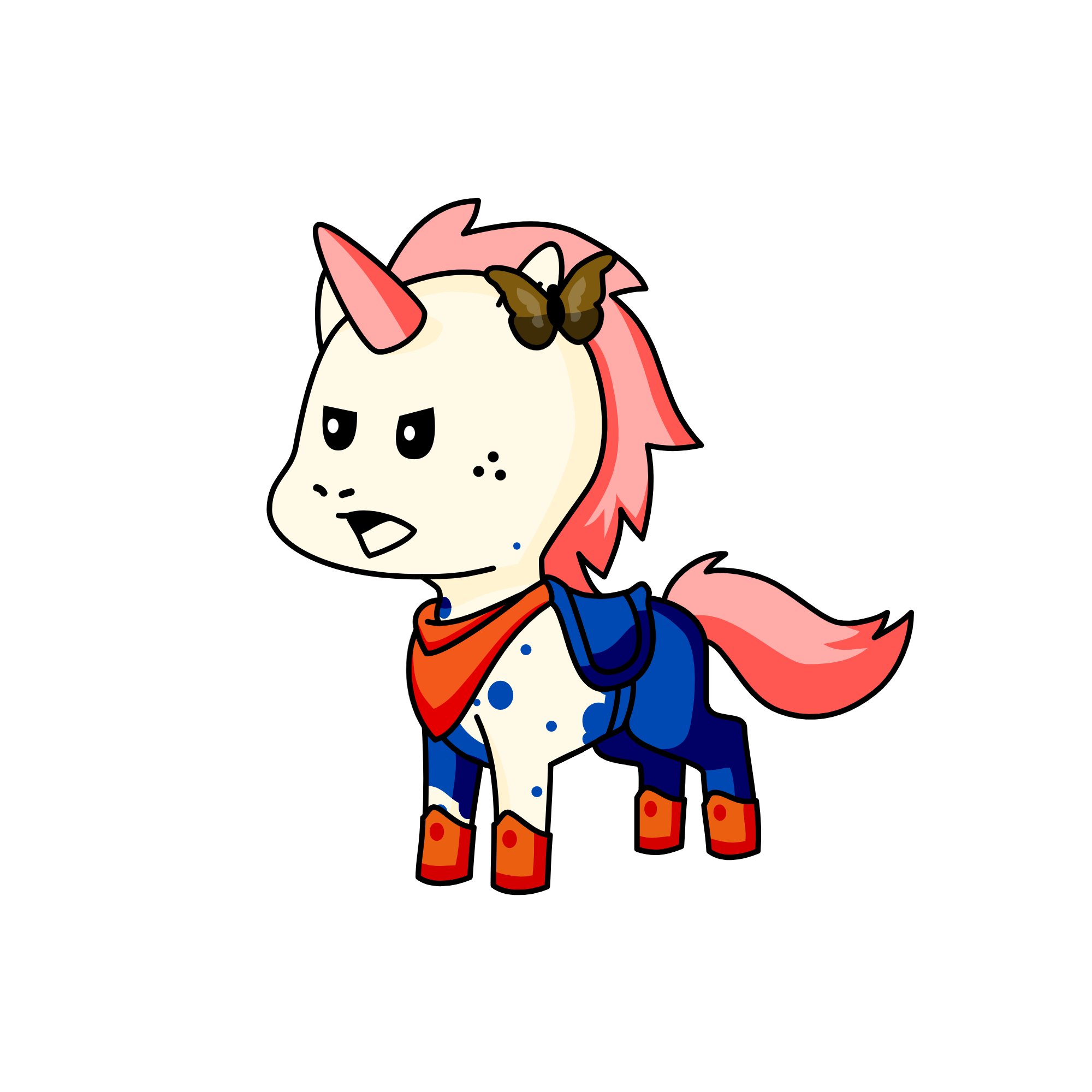 Yuji saying "MAHITO", the unicorn