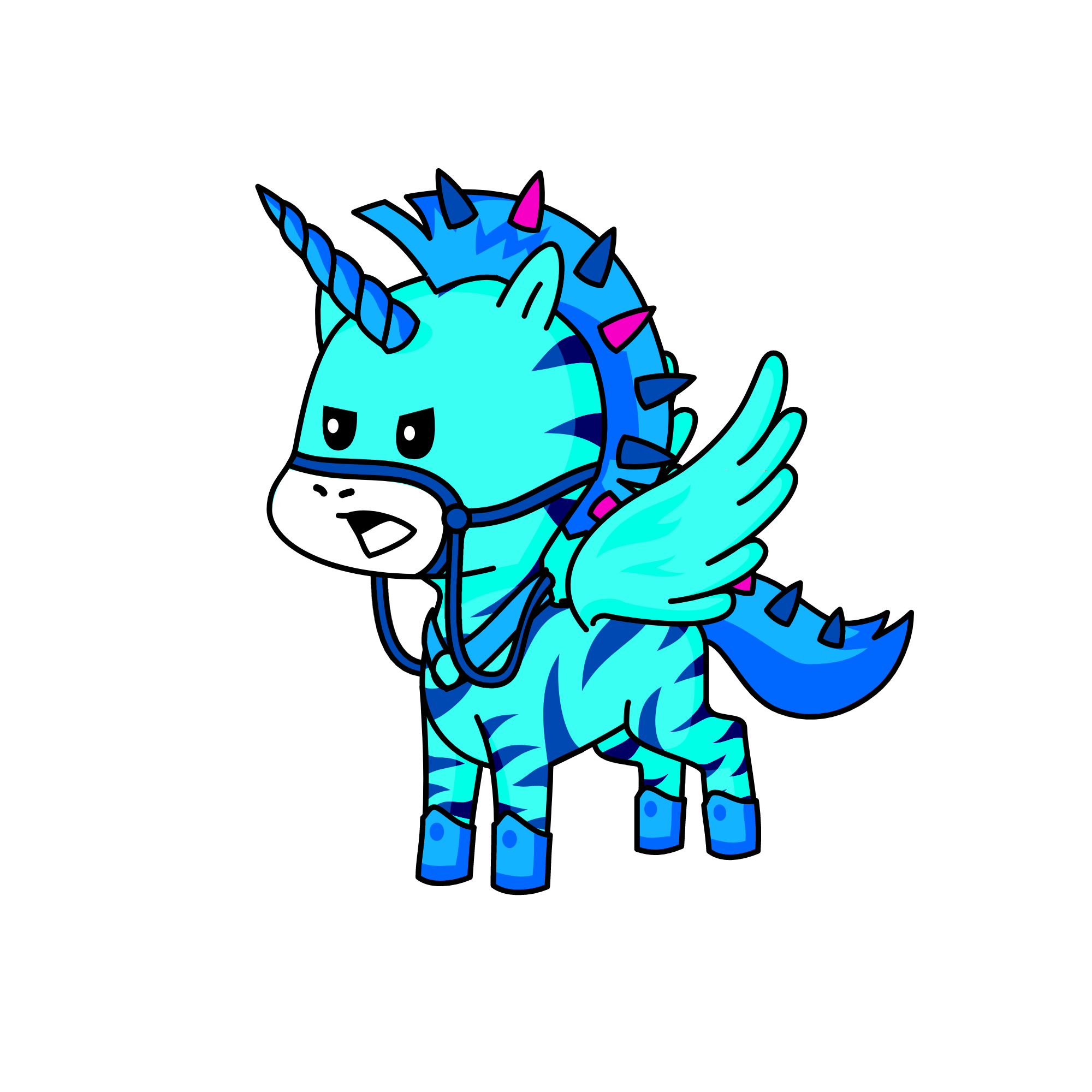 Bright Spike, the unicorn