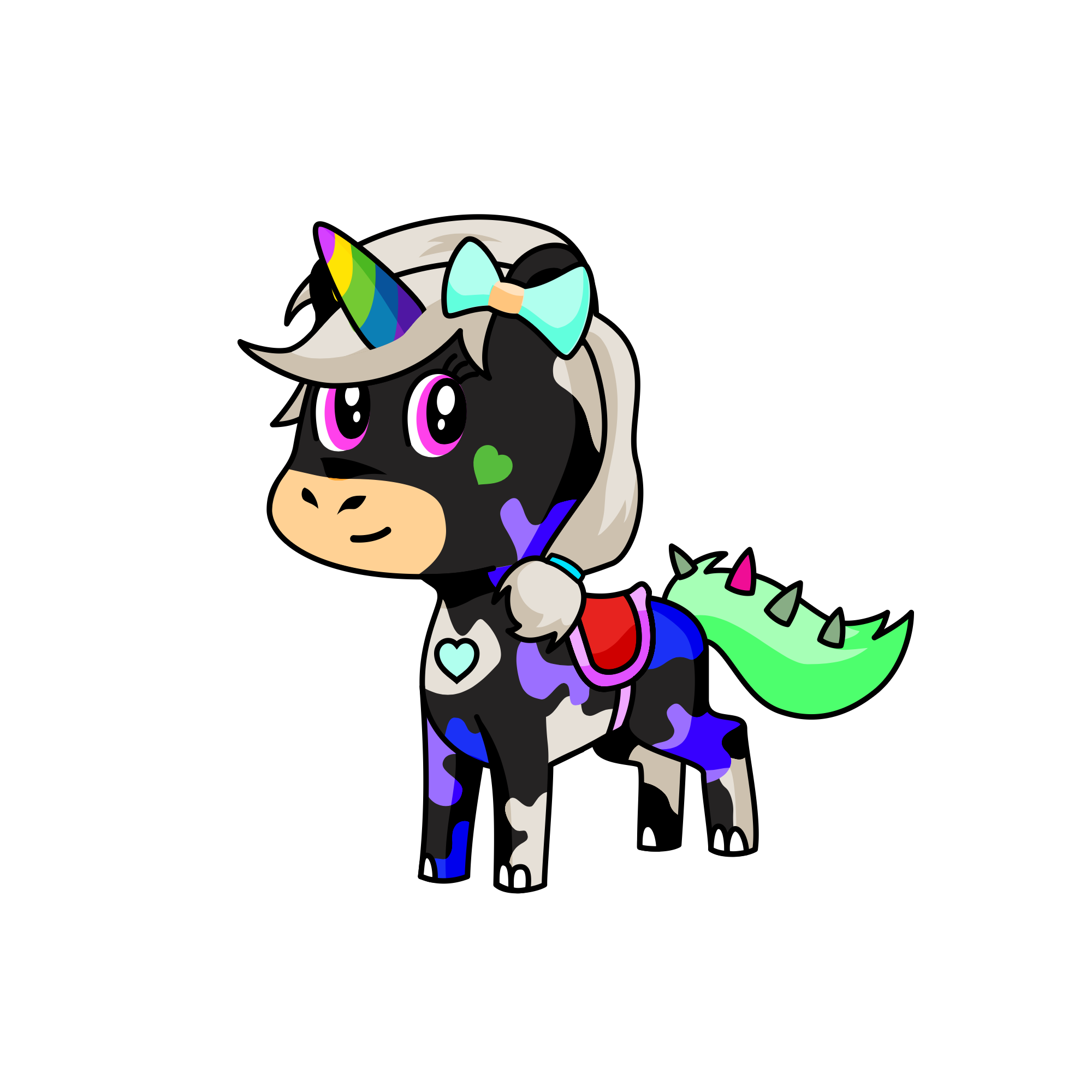 Sun, the unicorn