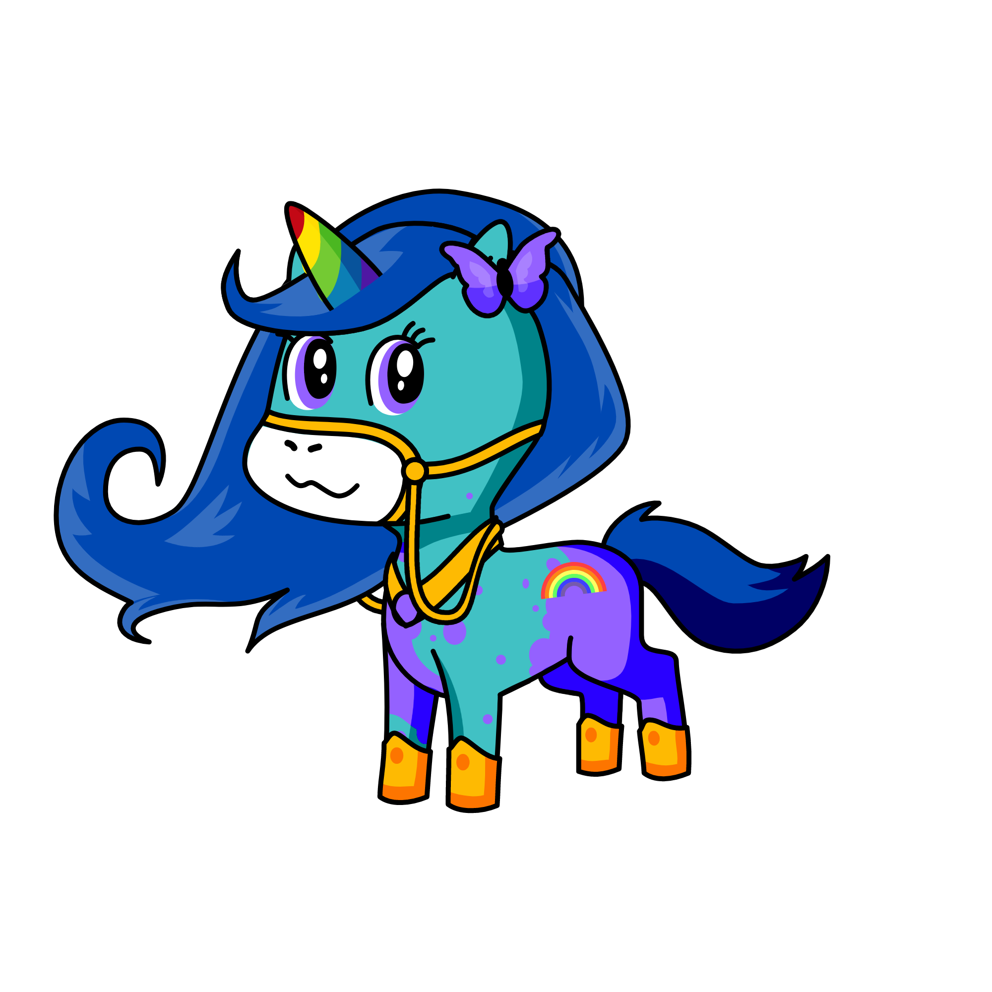 Rainbow Sparkles, the unicorn