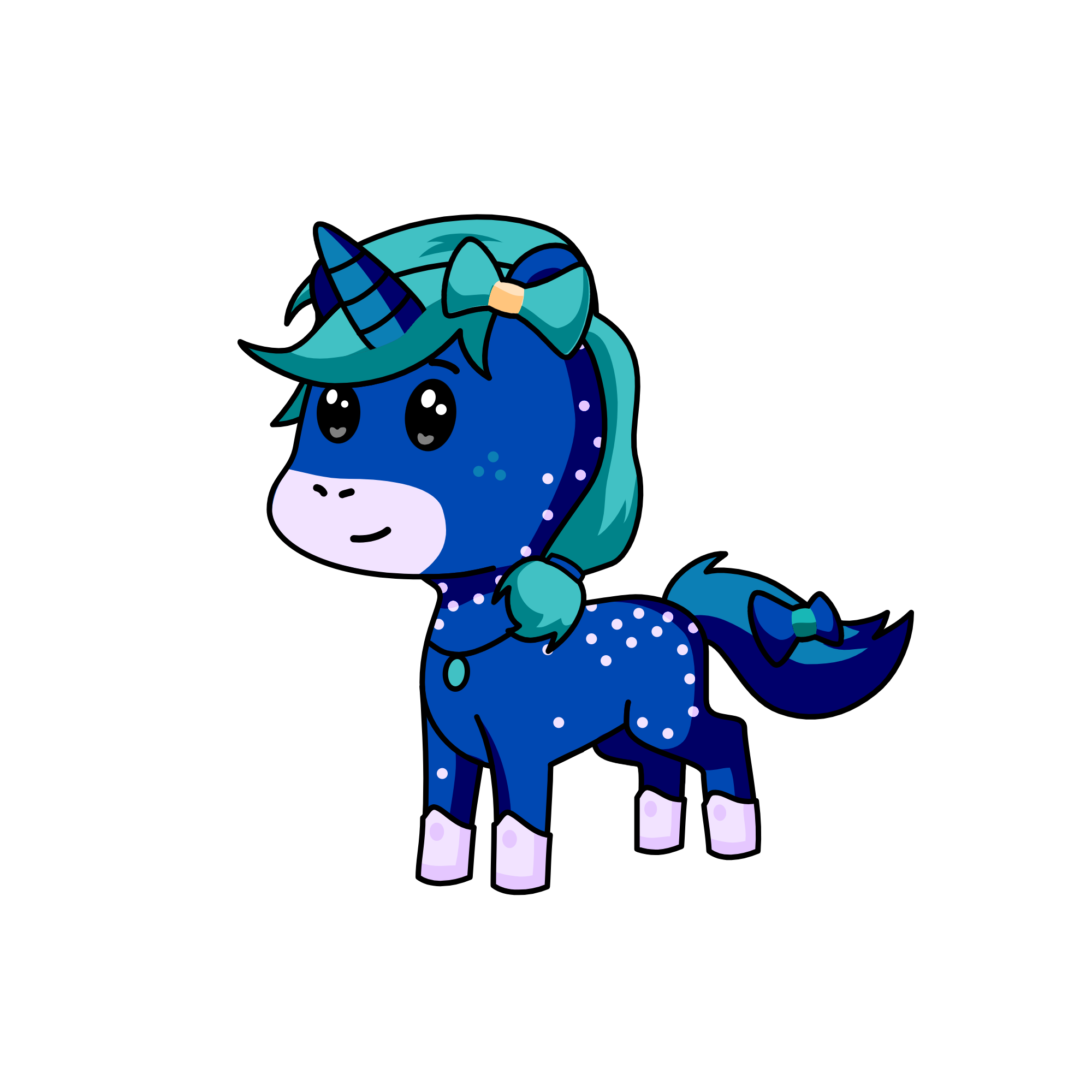 Snowy, the unicorn