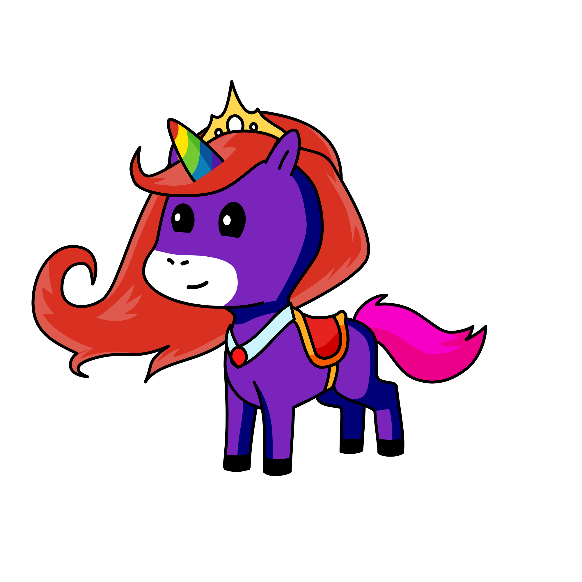 Ariel the princess unicorn, the unicorn