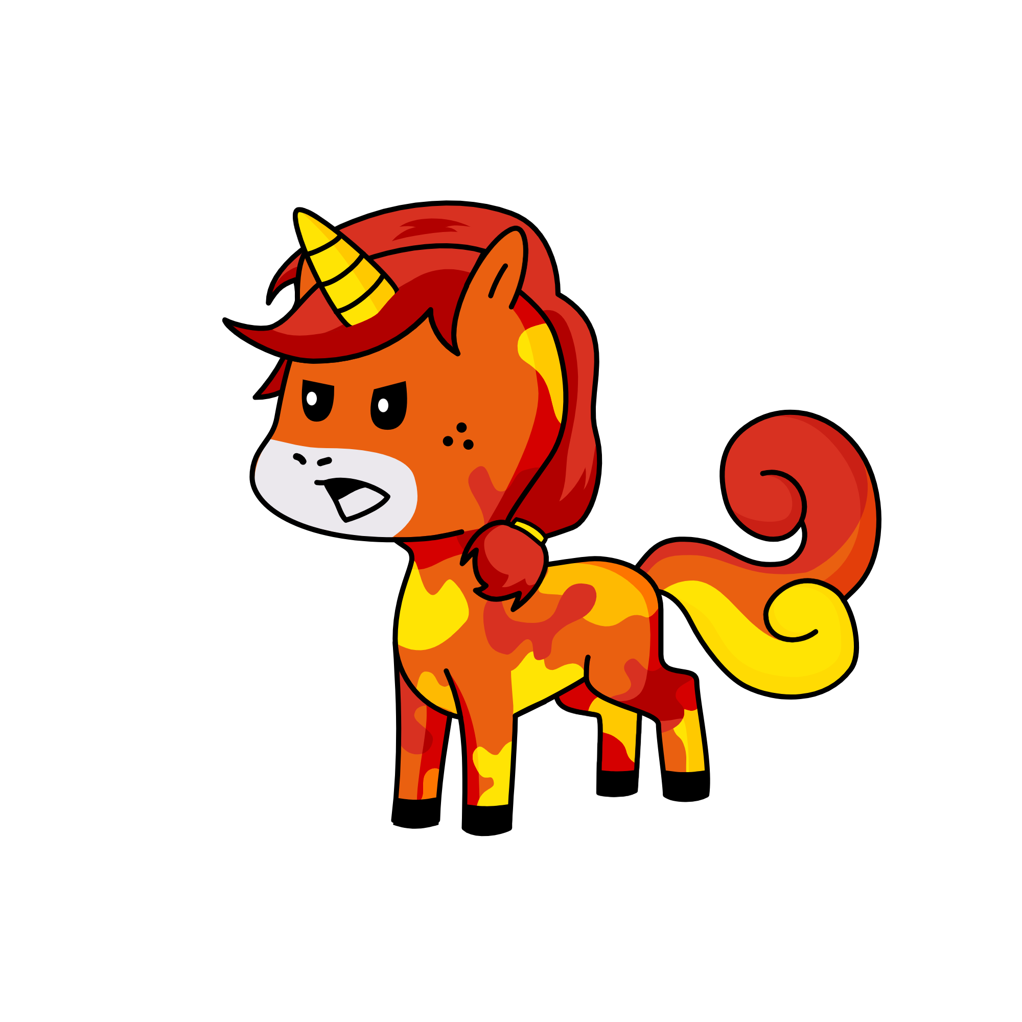 fire, the unicorn