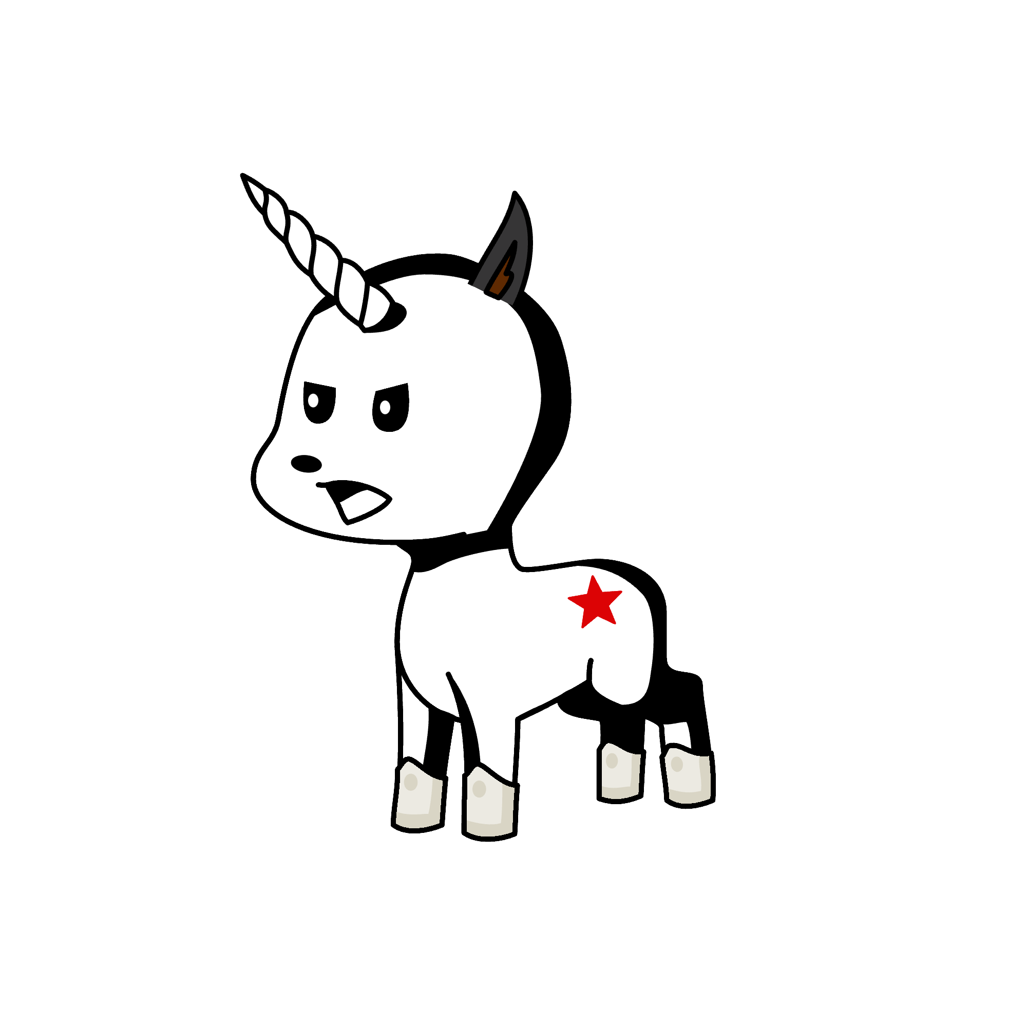 emo, the unicorn