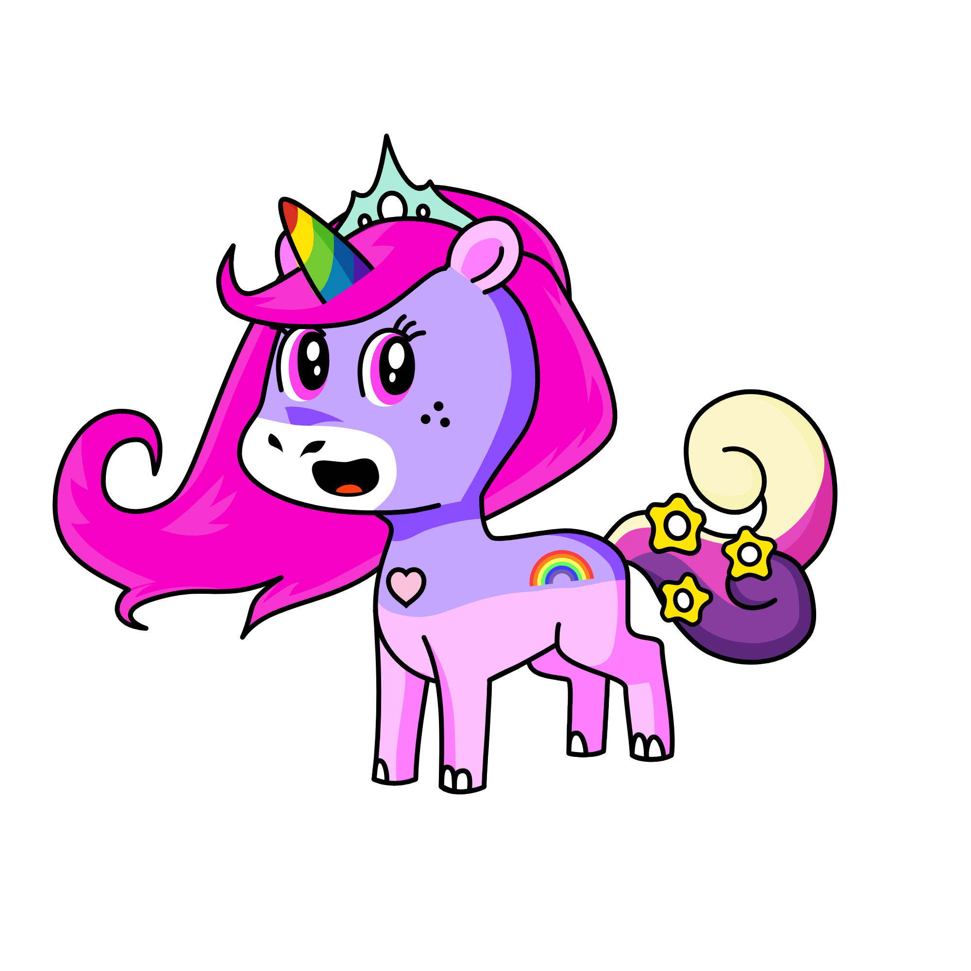 Princess Sparkly sofia royal beauty III, the unicorn
