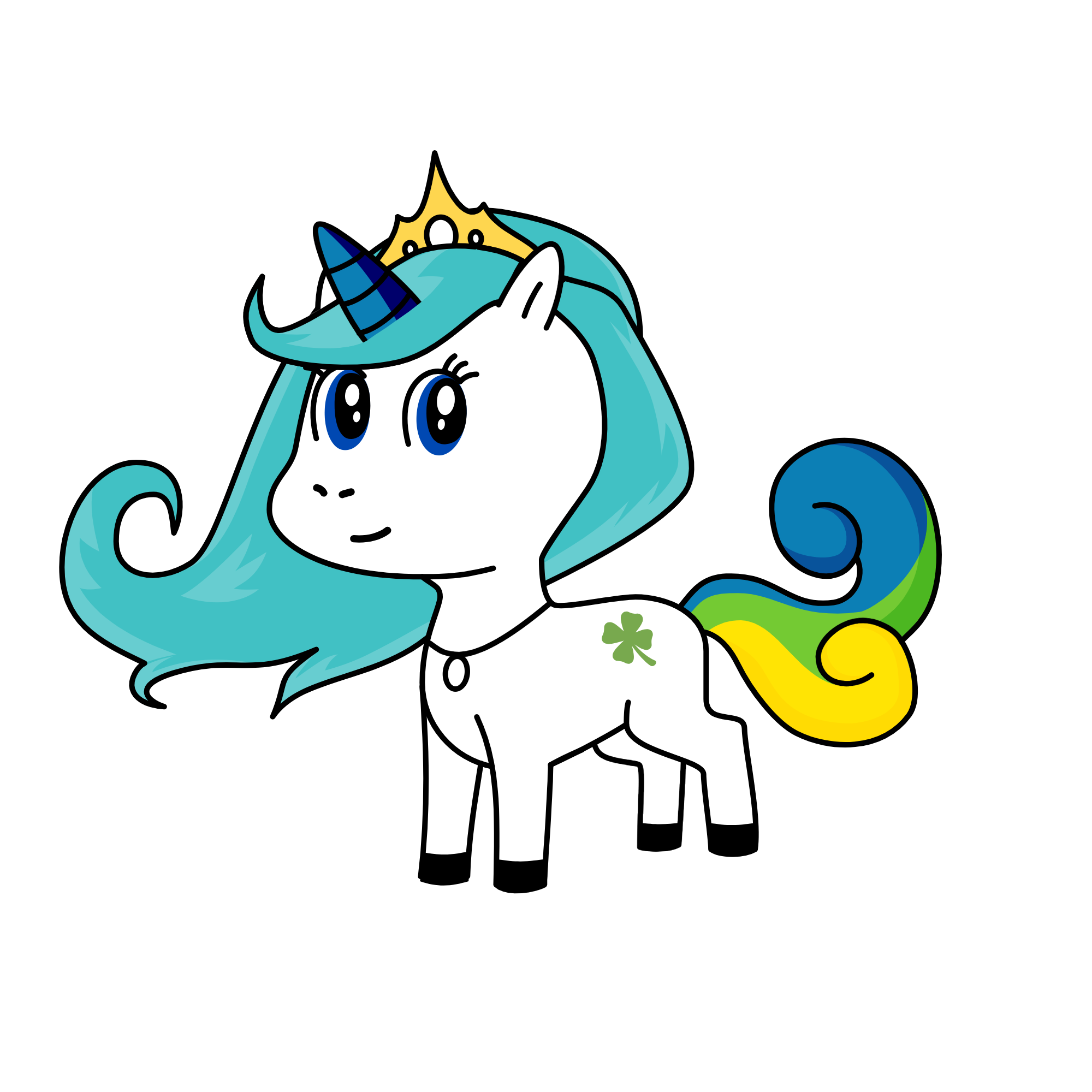 śnieżynka, the unicorn