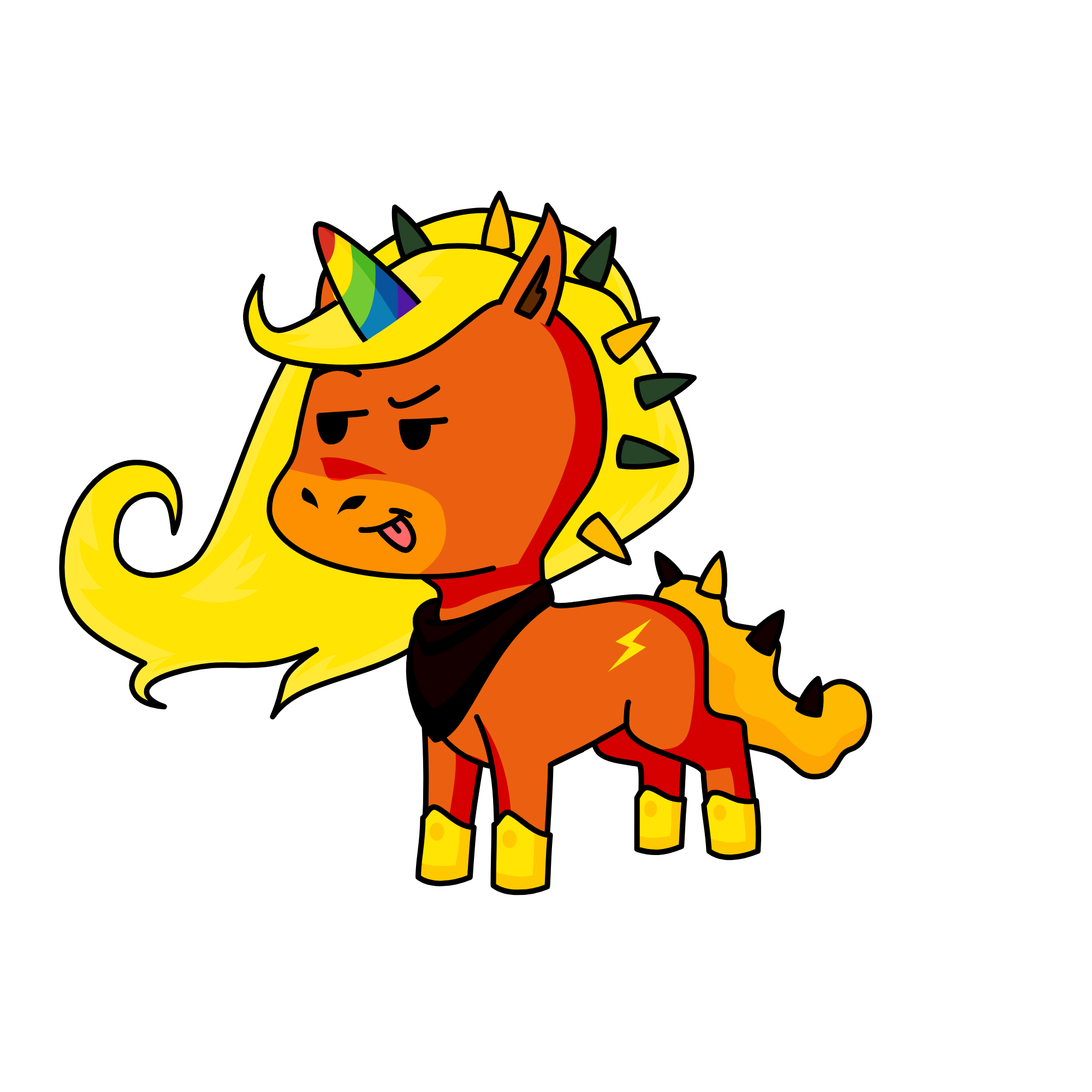 Sunflower, the unicorn