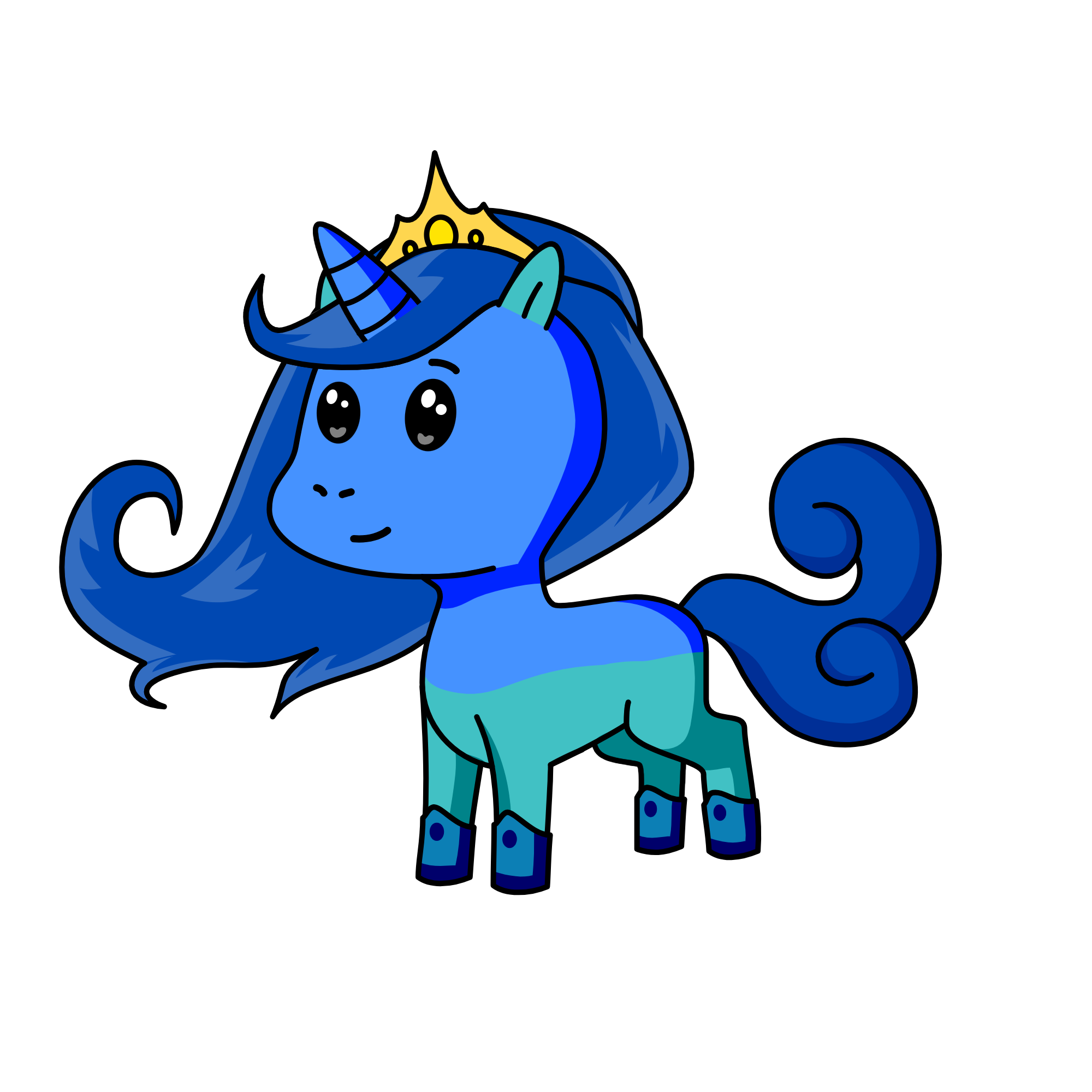 Queen Watevra Wa'Nabi/sad, the unicorn