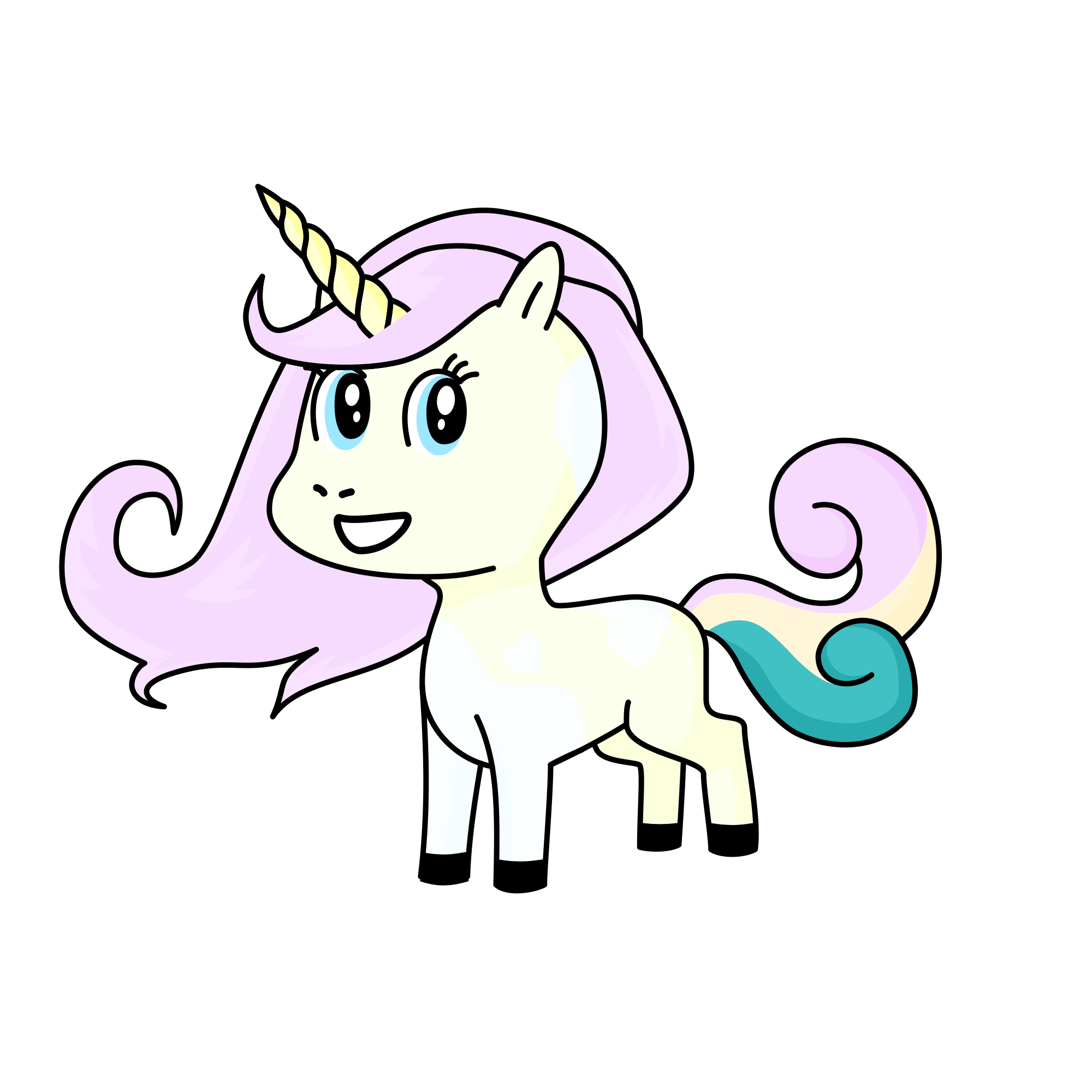 Goldie, the unicorn