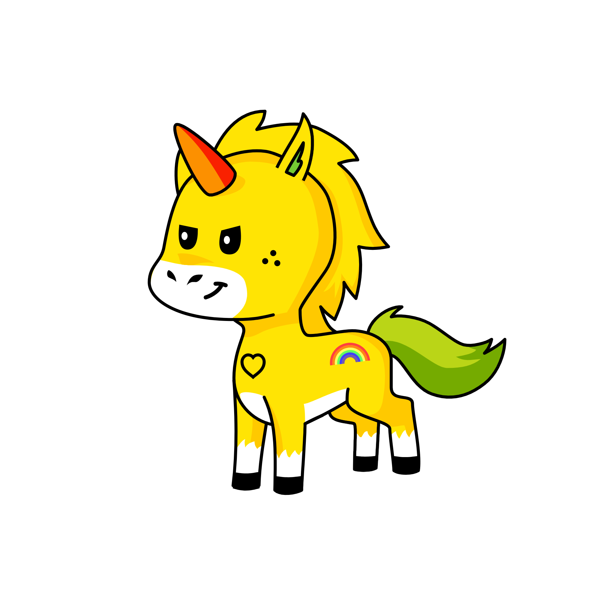 Booring  guy, the unicorn