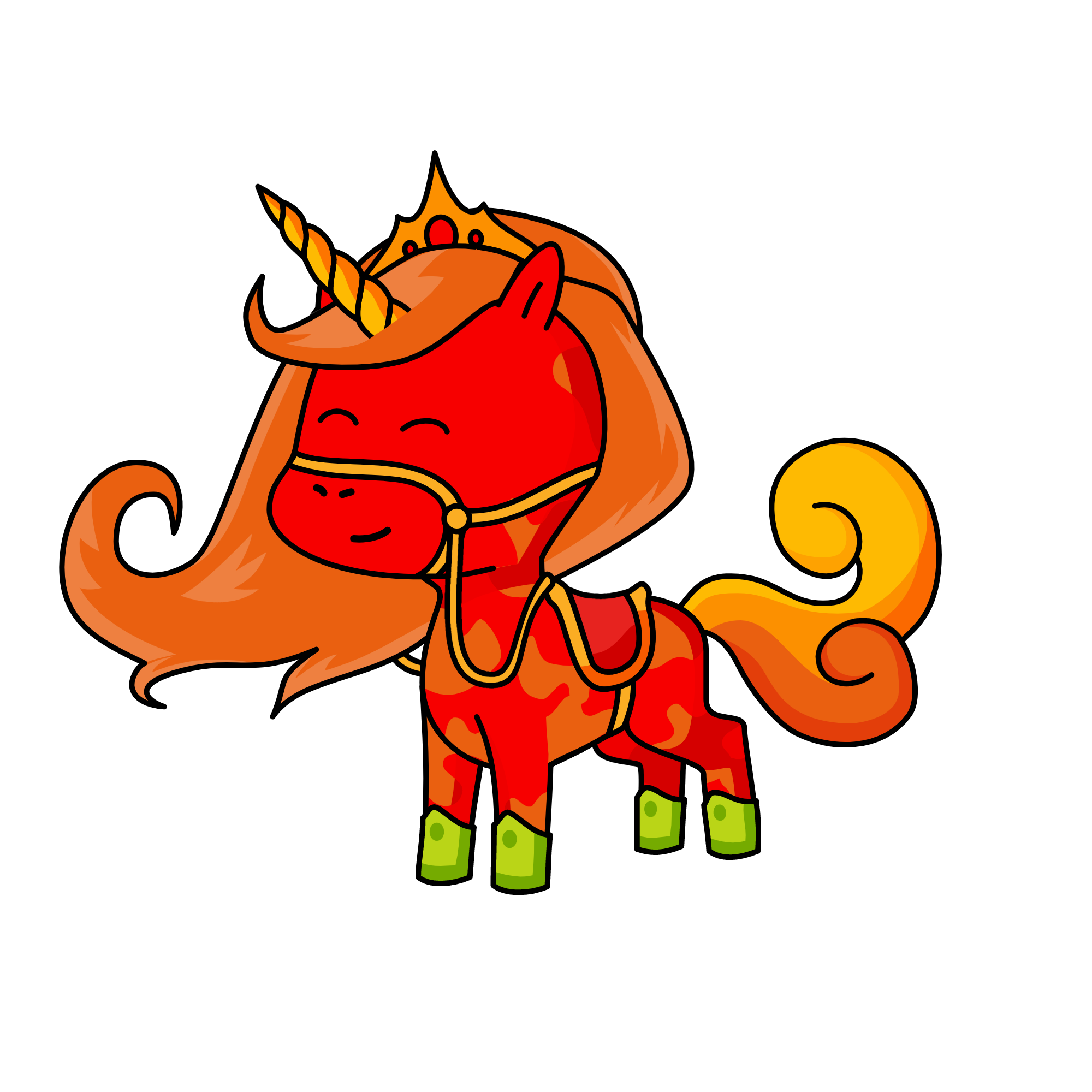 flamy, the unicorn