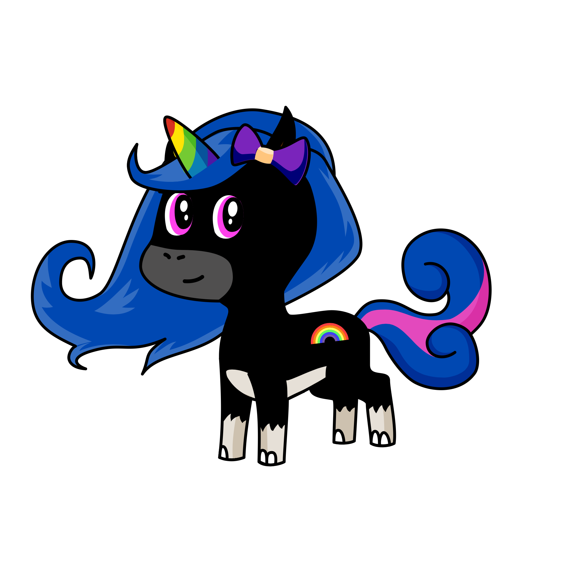 Bru’, the unicorn