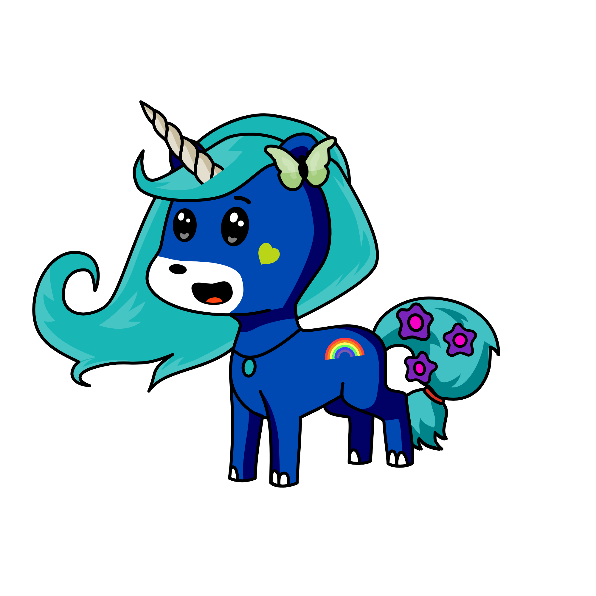 pooding, the unicorn