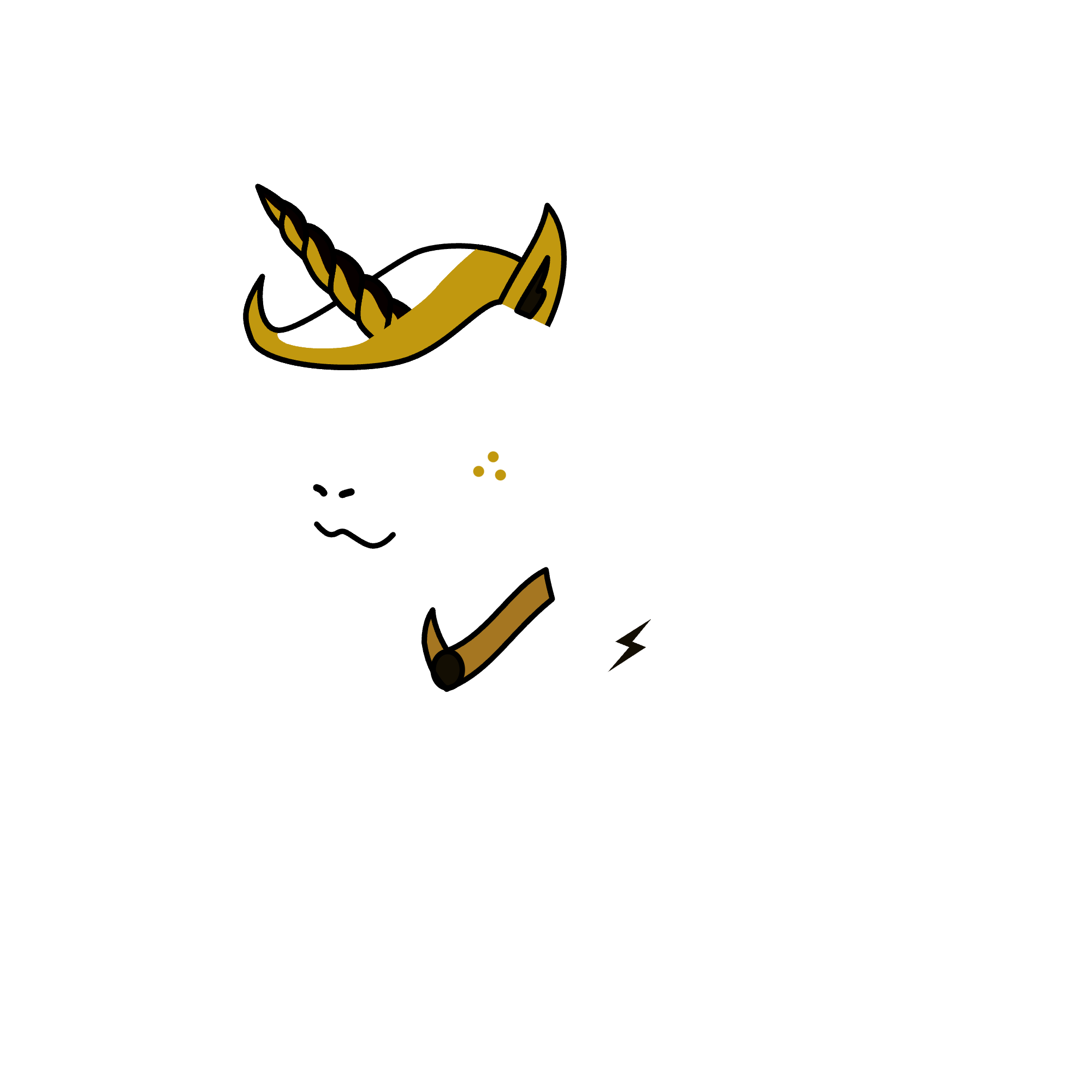 GOLDTHEAWSOME, the unicorn