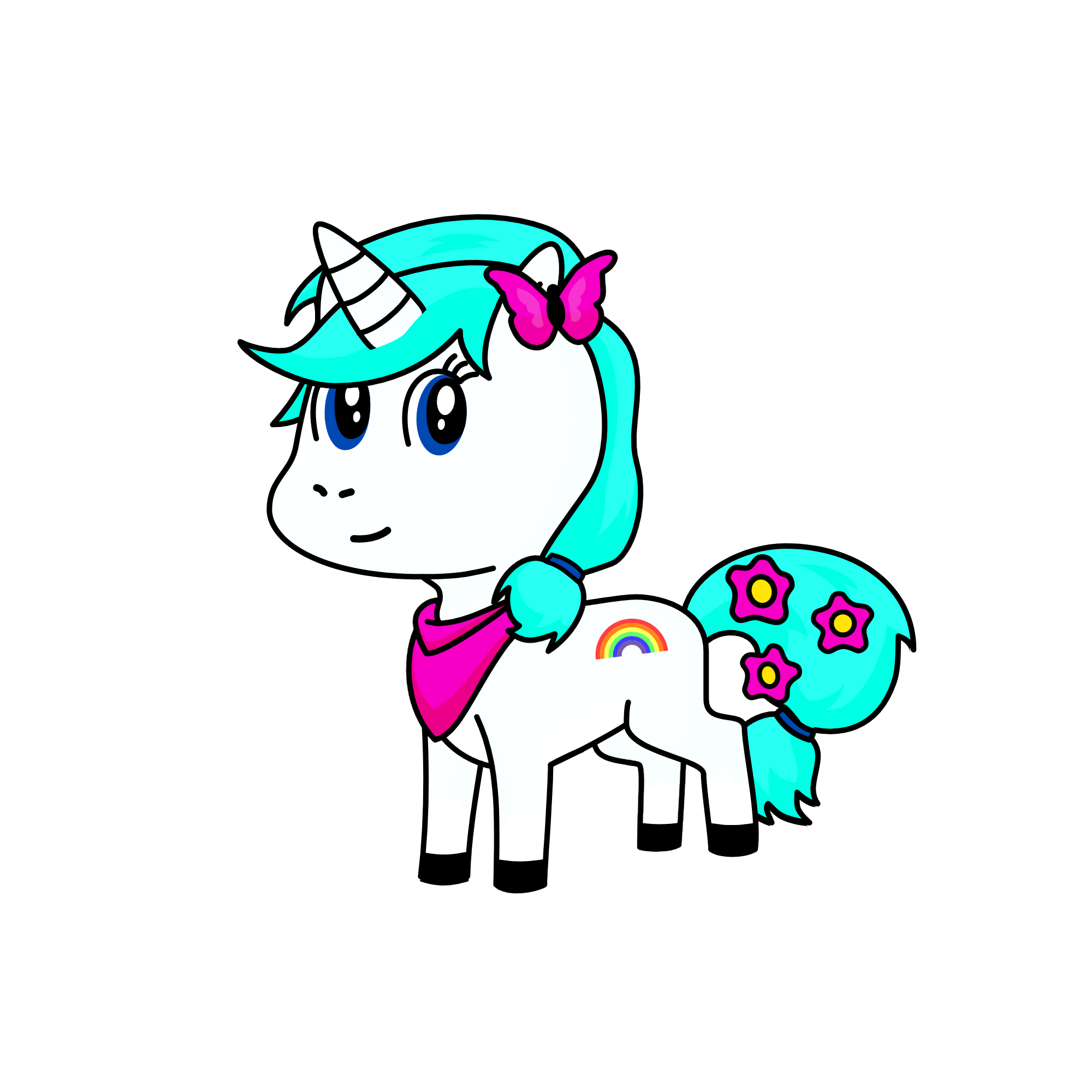 April, the unicorn
