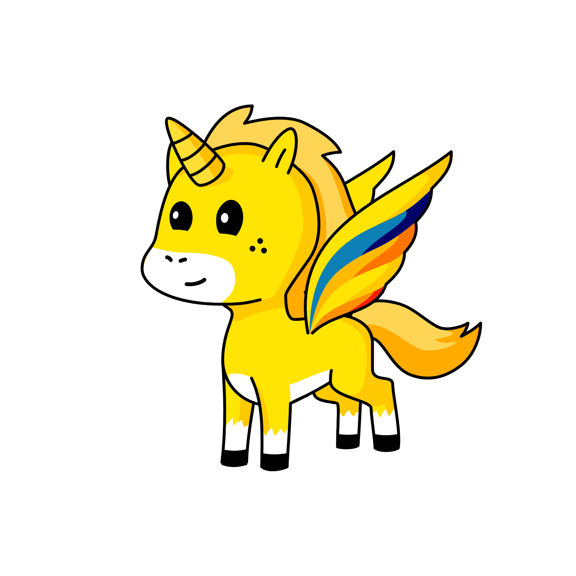Goldie, the unicorn
