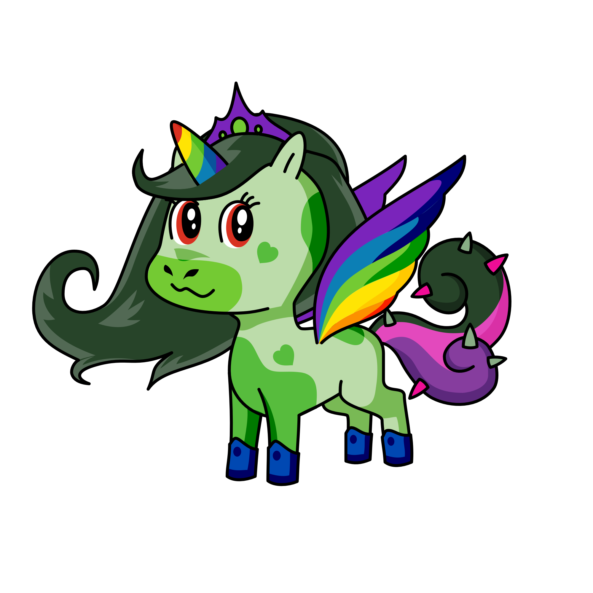 Rainy, the unicorn