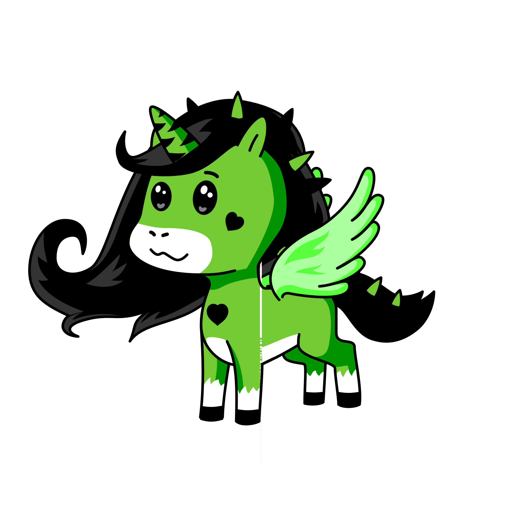 blackie, the unicorn