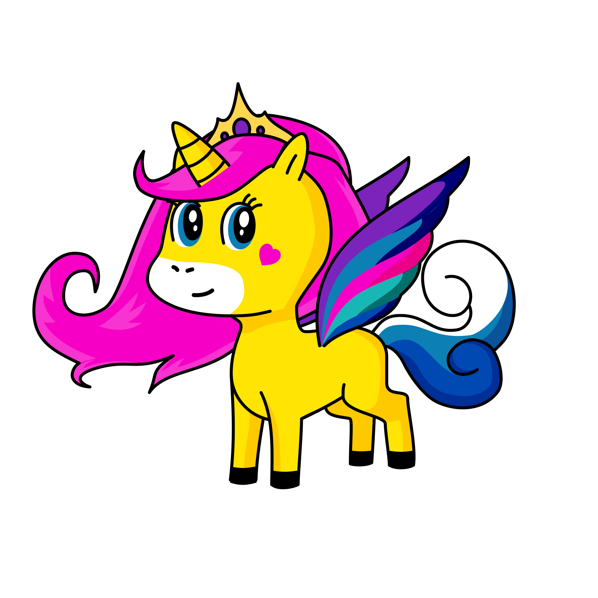 Maya, the unicorn
