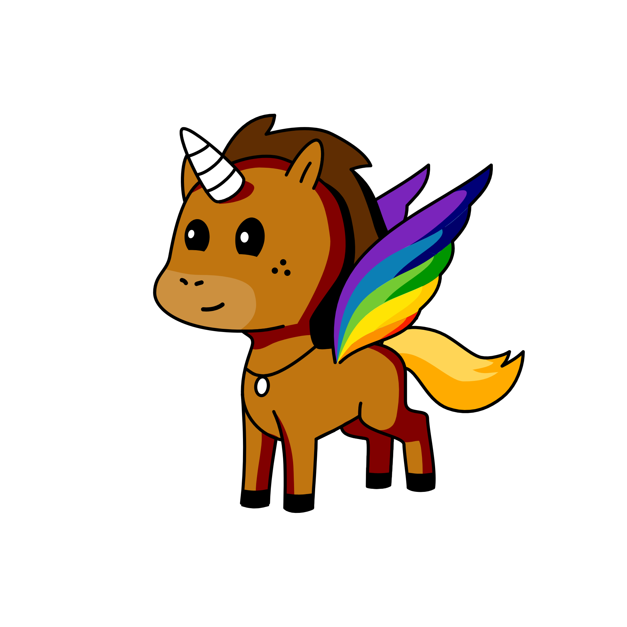 Kissy, the unicorn