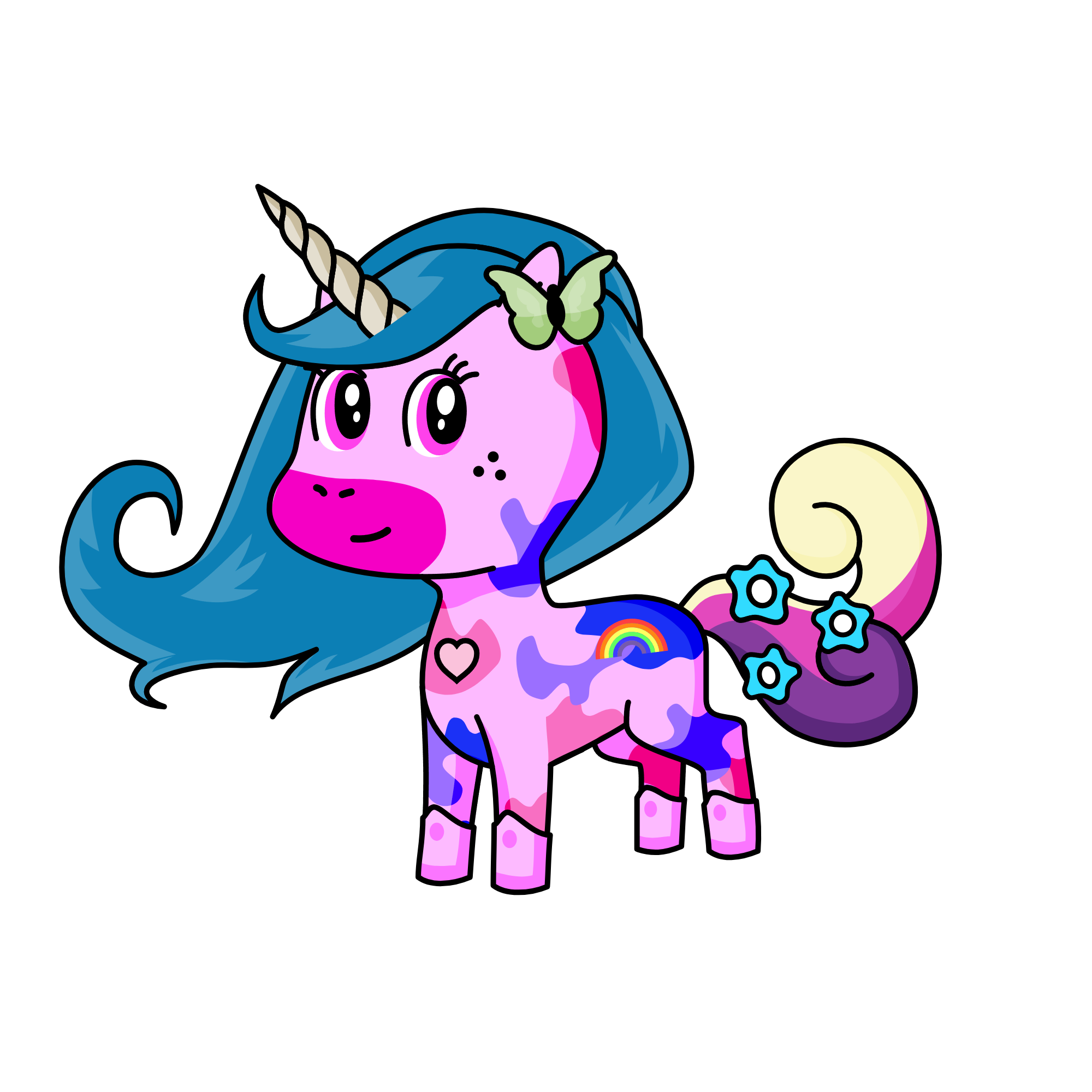 cloud of sky unicorn, the unicorn
