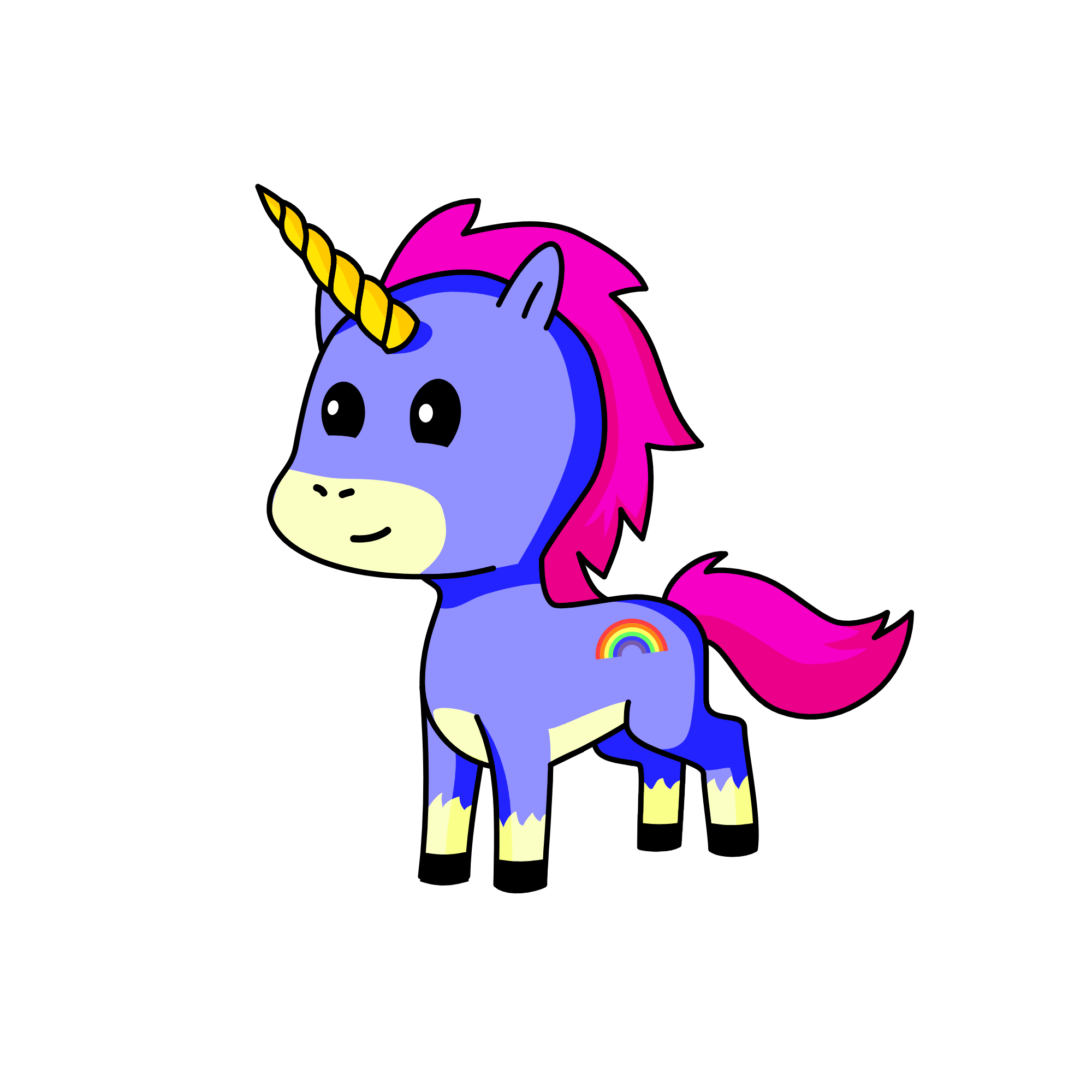 Dipsy, the unicorn