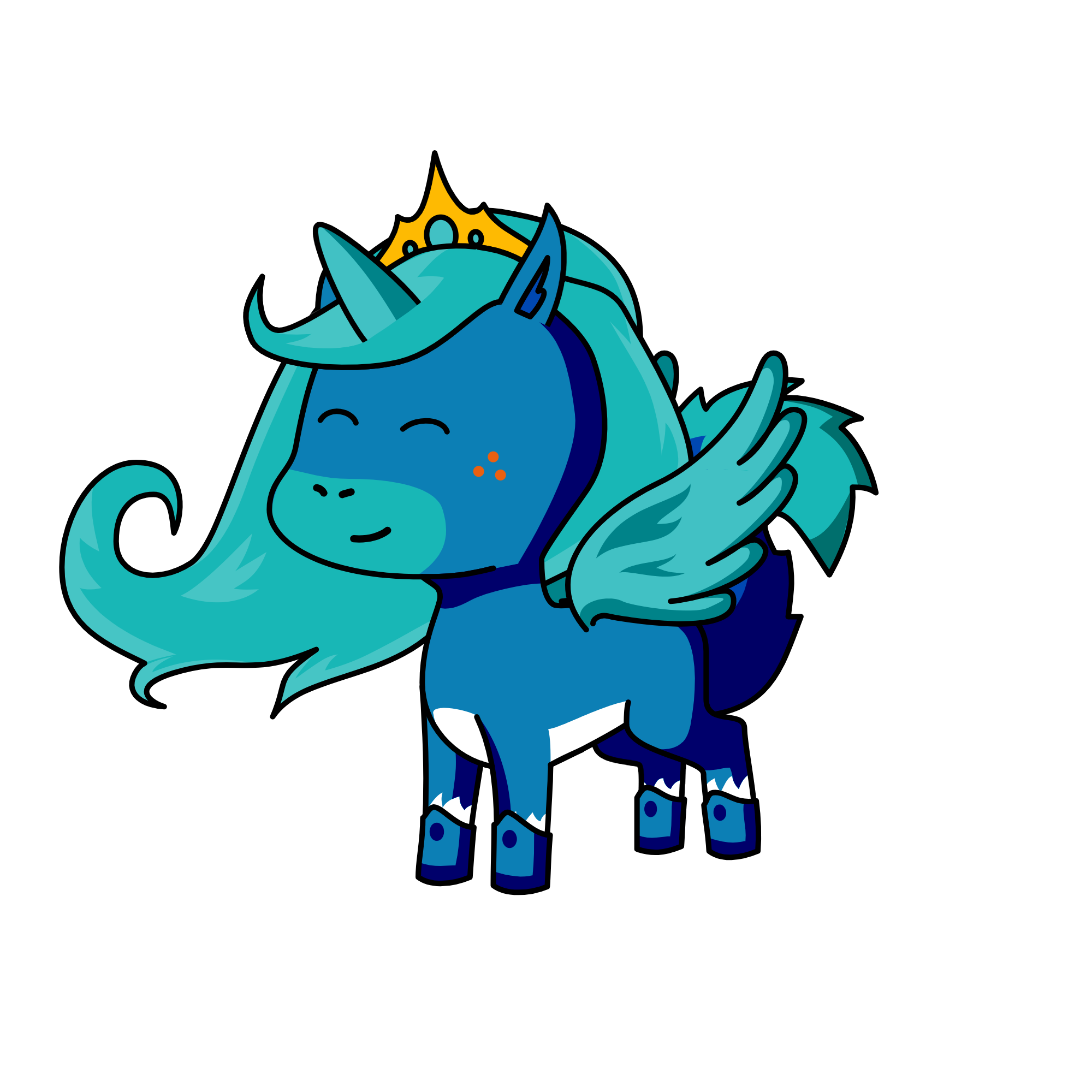 Snowy, the unicorn