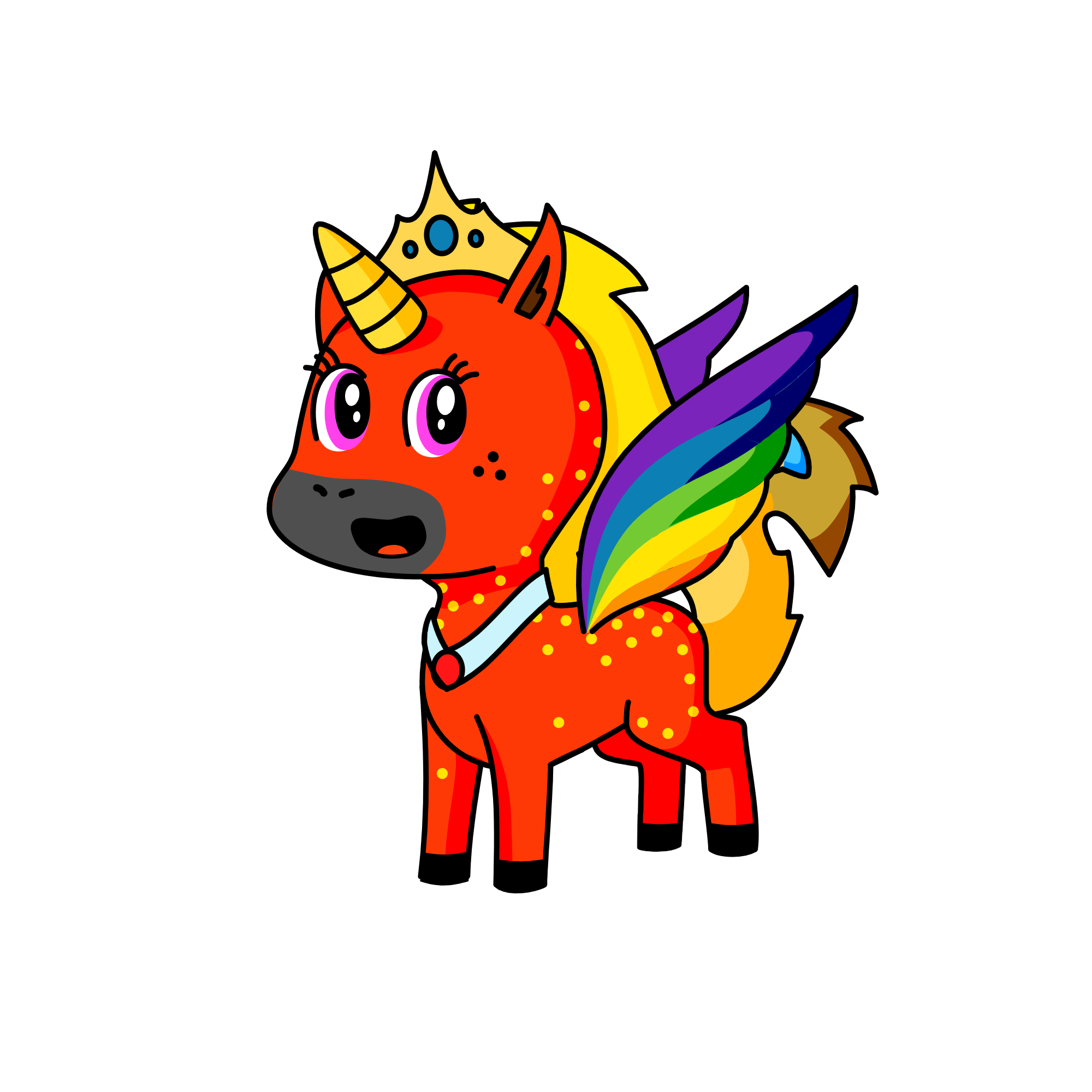 Olek the unicorn, the unicorn