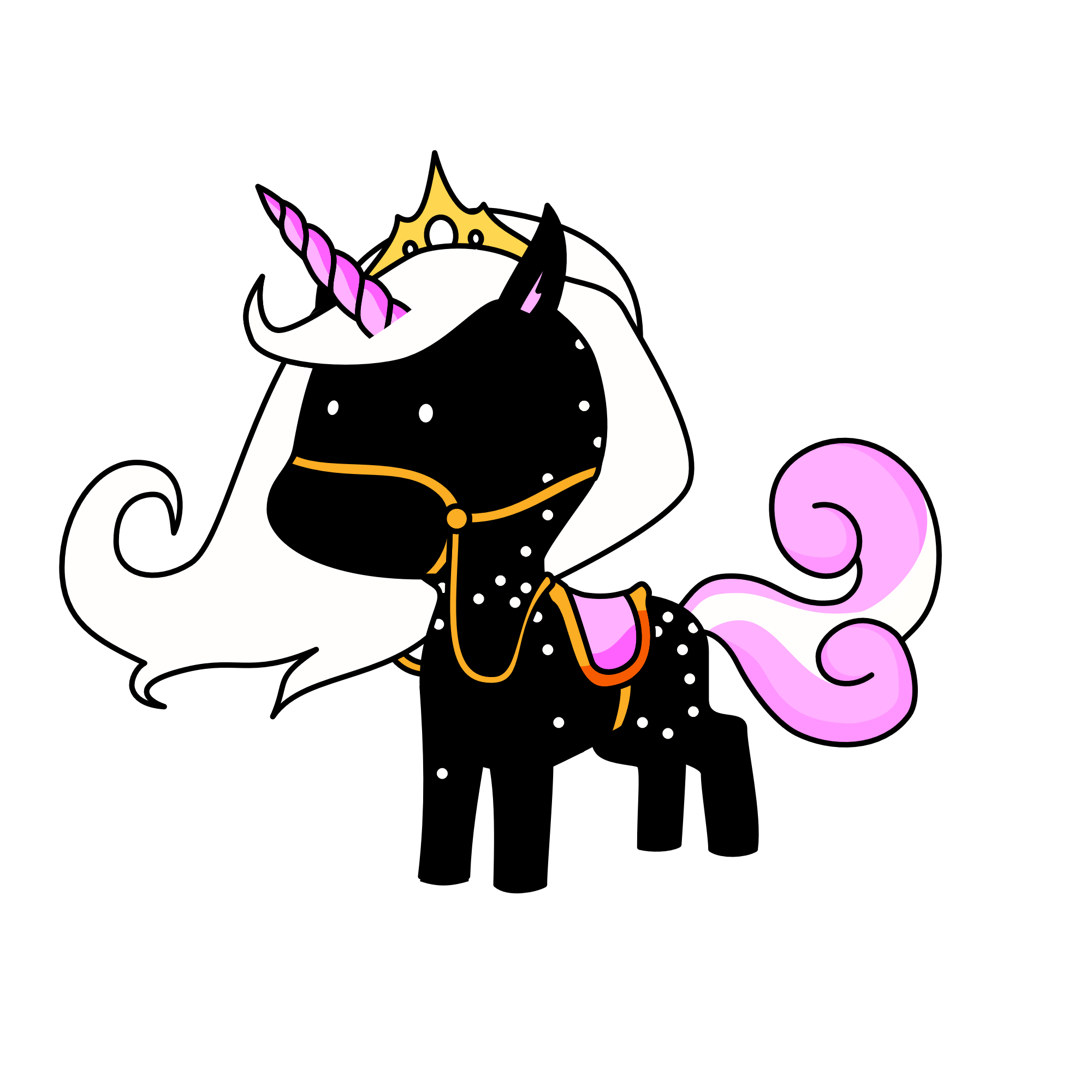 Spanoludous the Starry, the unicorn