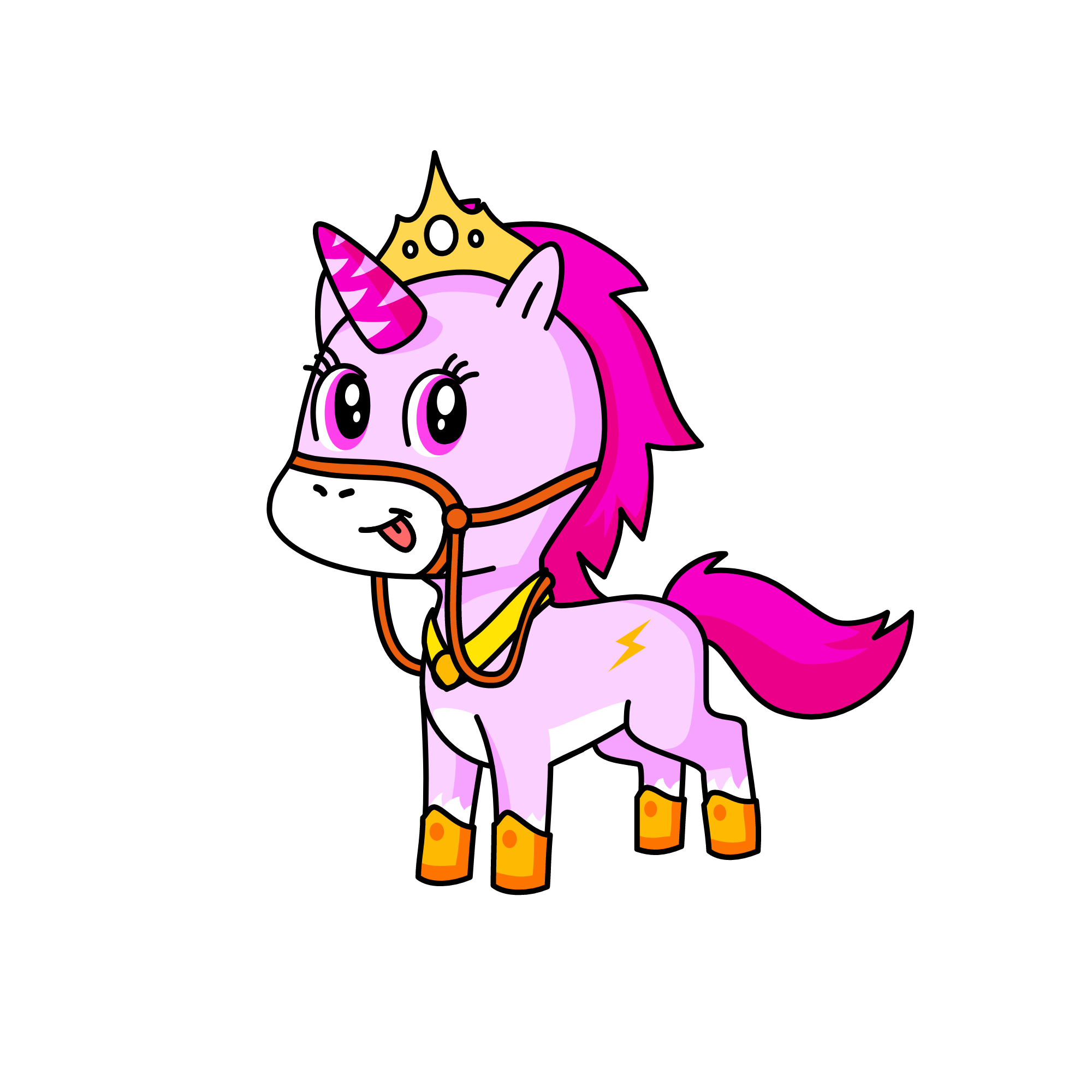 Princess Poppy, the unicorn