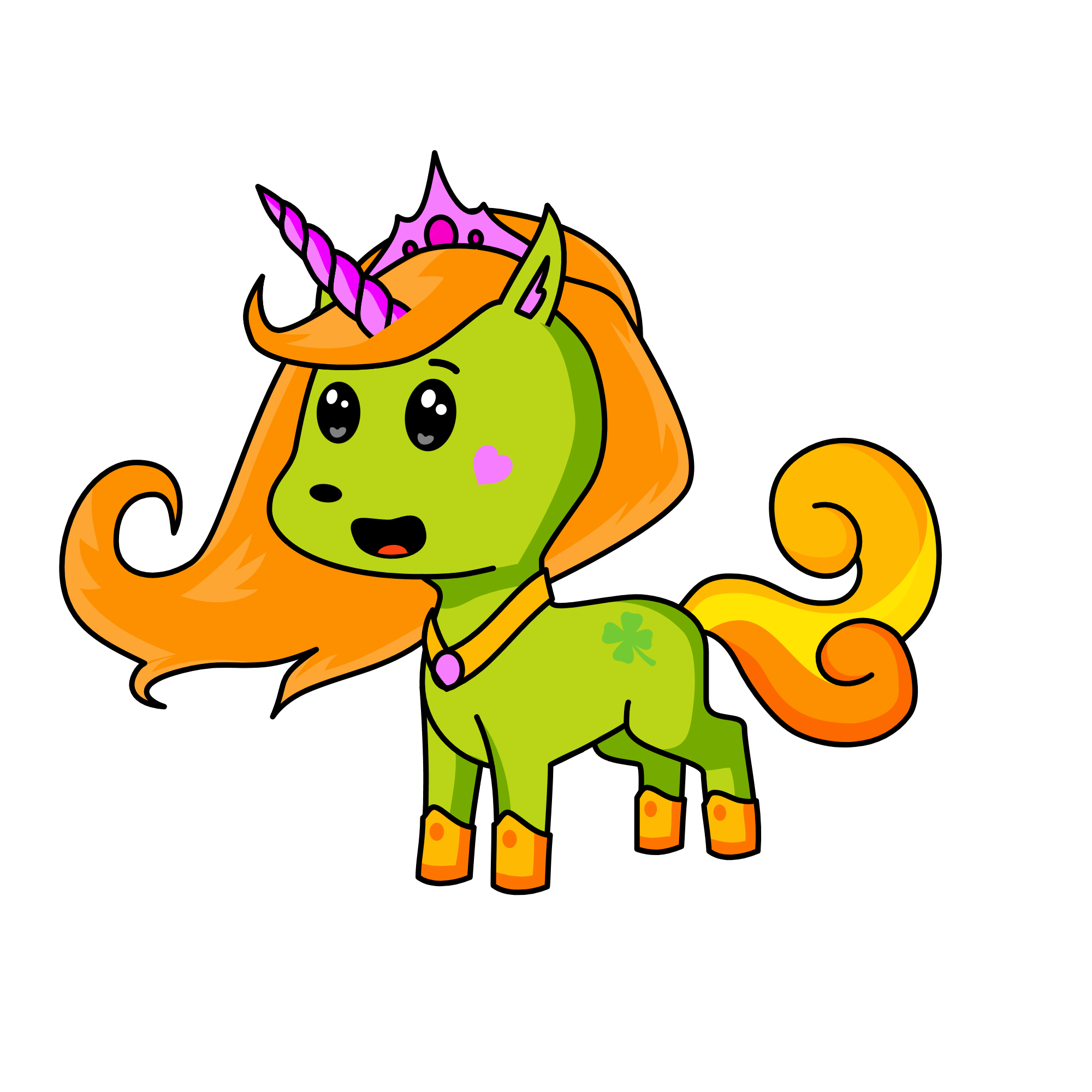 clover, the unicorn
