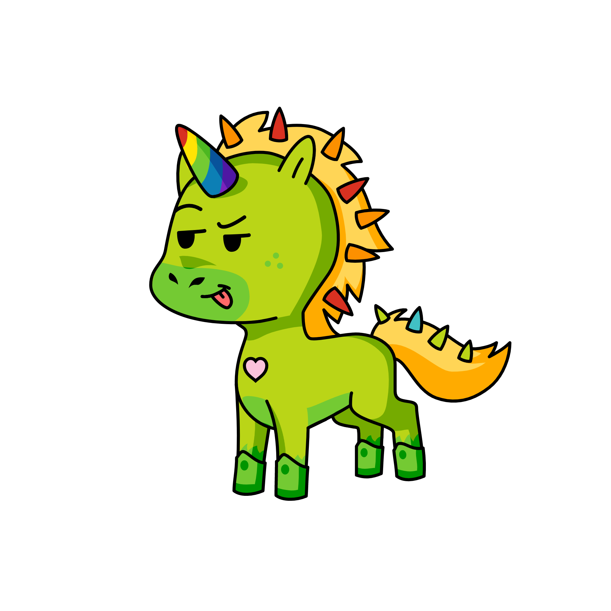 Crazy, the unicorn