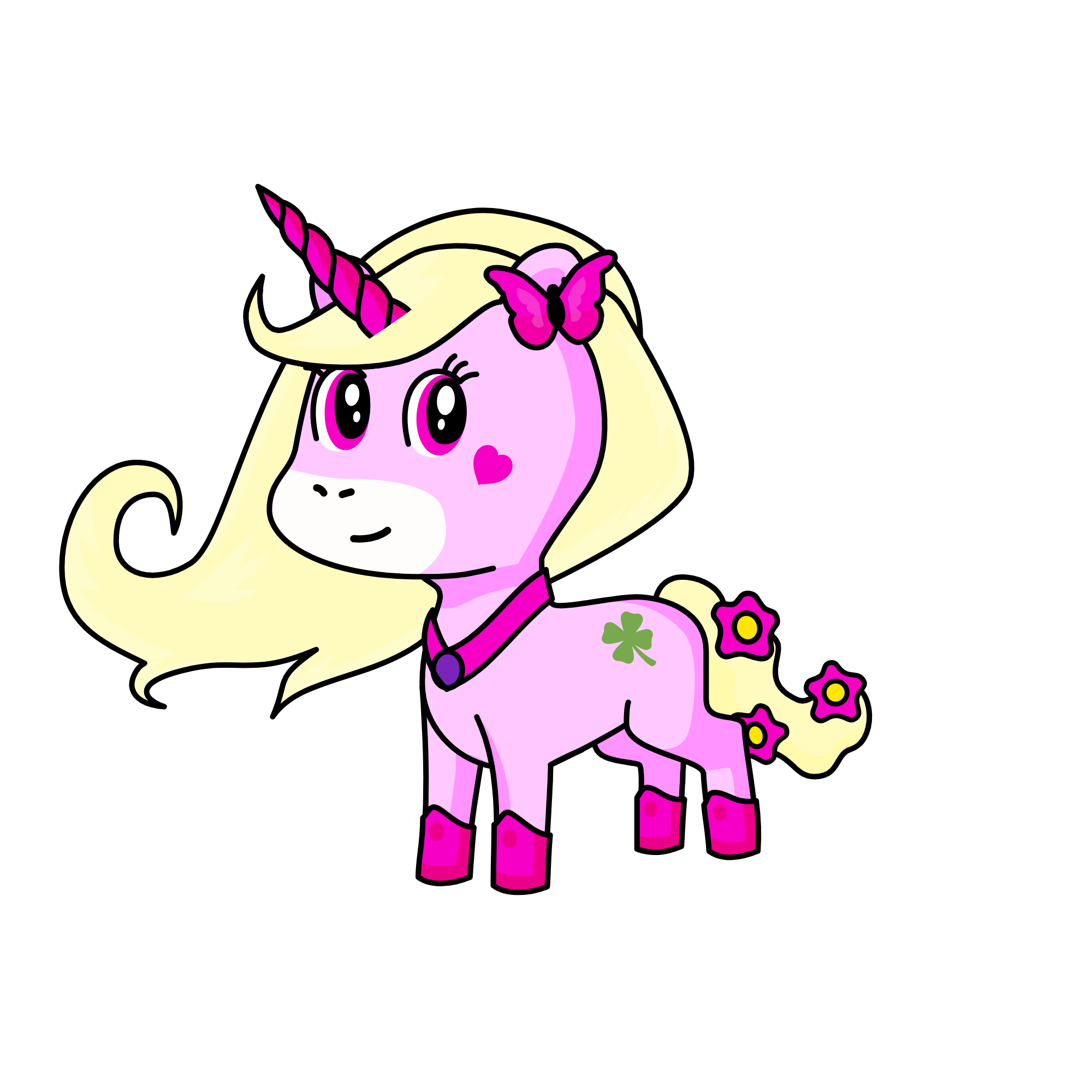 Pinky , the unicorn