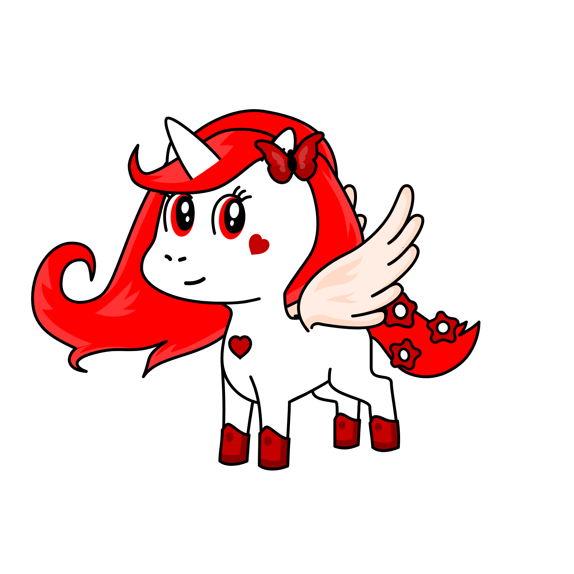Rose, the unicorn