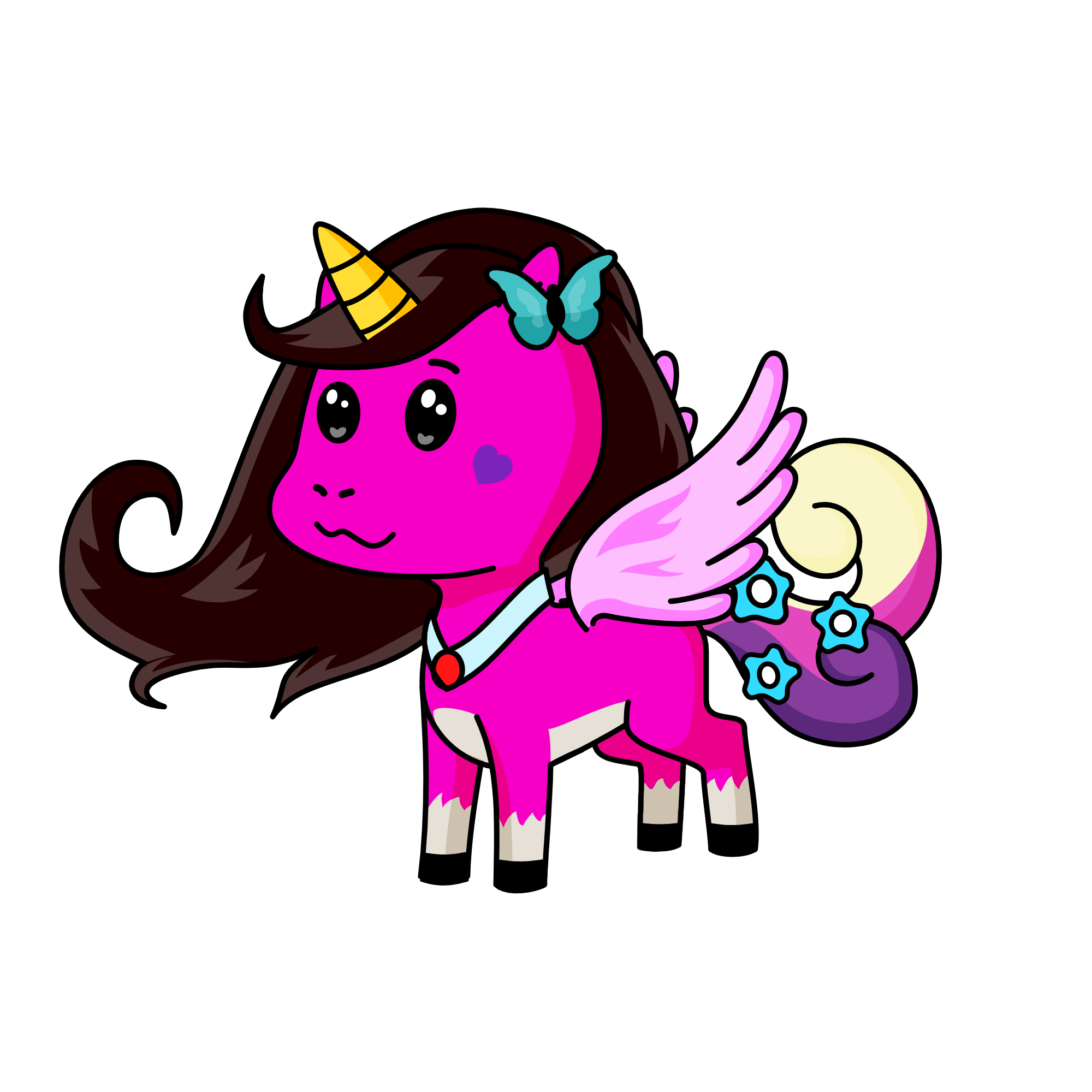 Pinkie, the unicorn