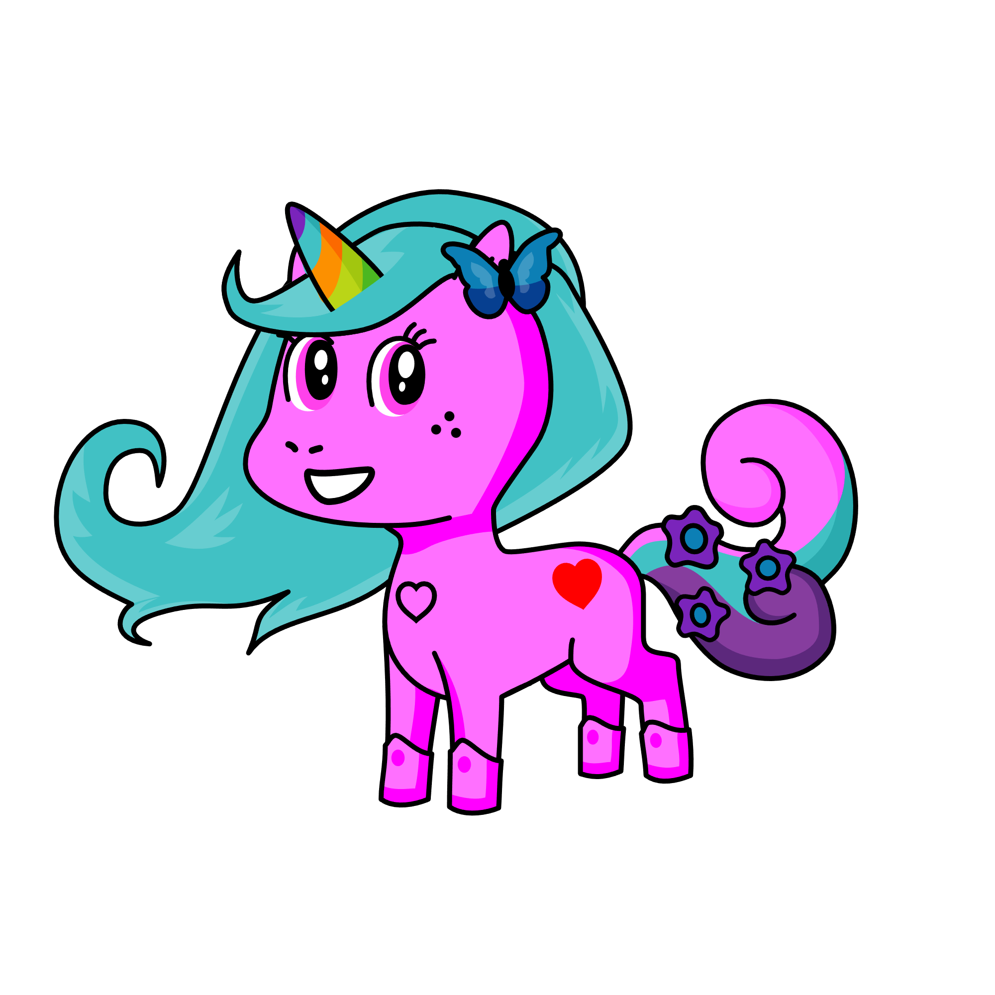 Kitty Kid, the unicorn